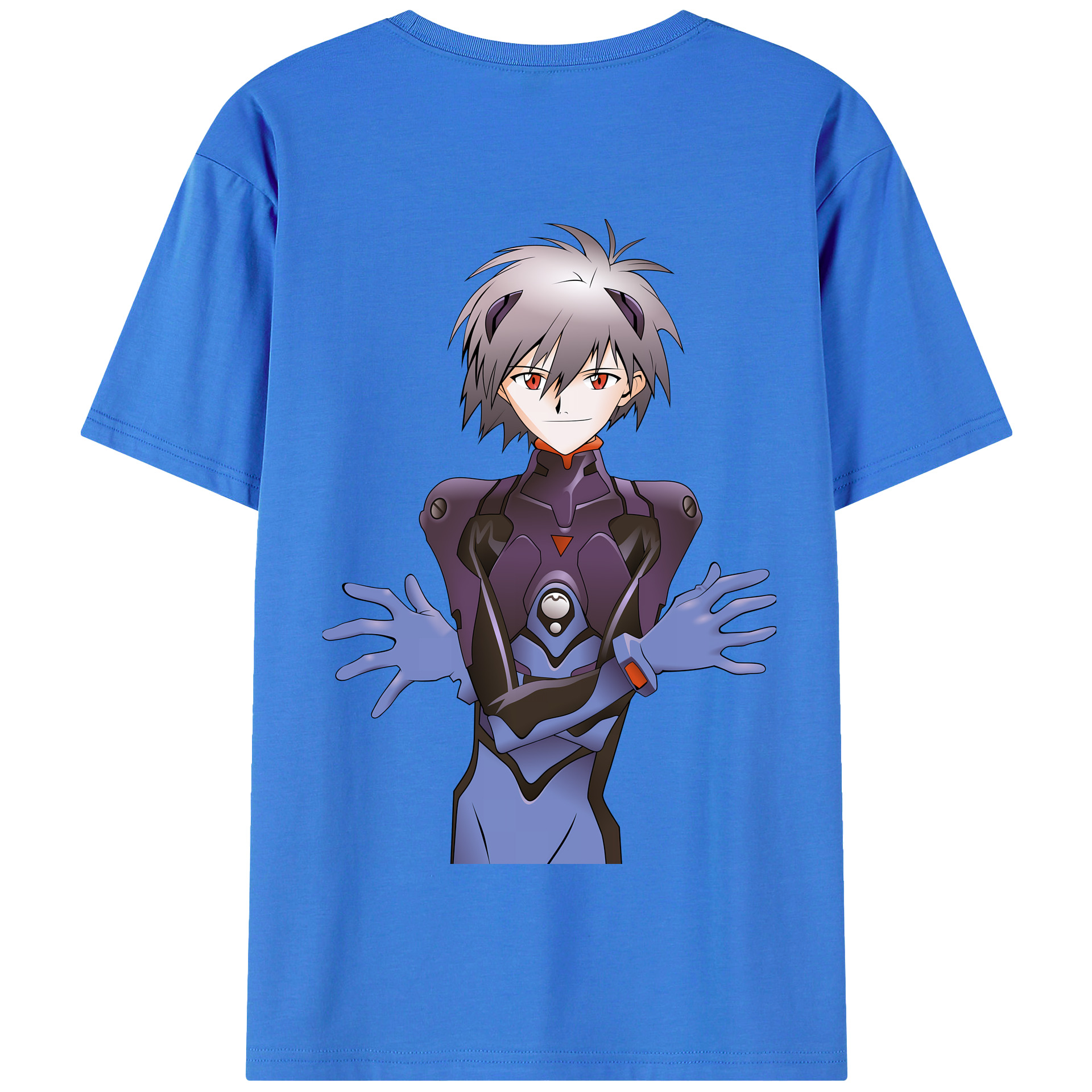 （画像用） EVA 新世紀エヴァンゲリオン 綿100％半袖Tシャツ（背面プリント）