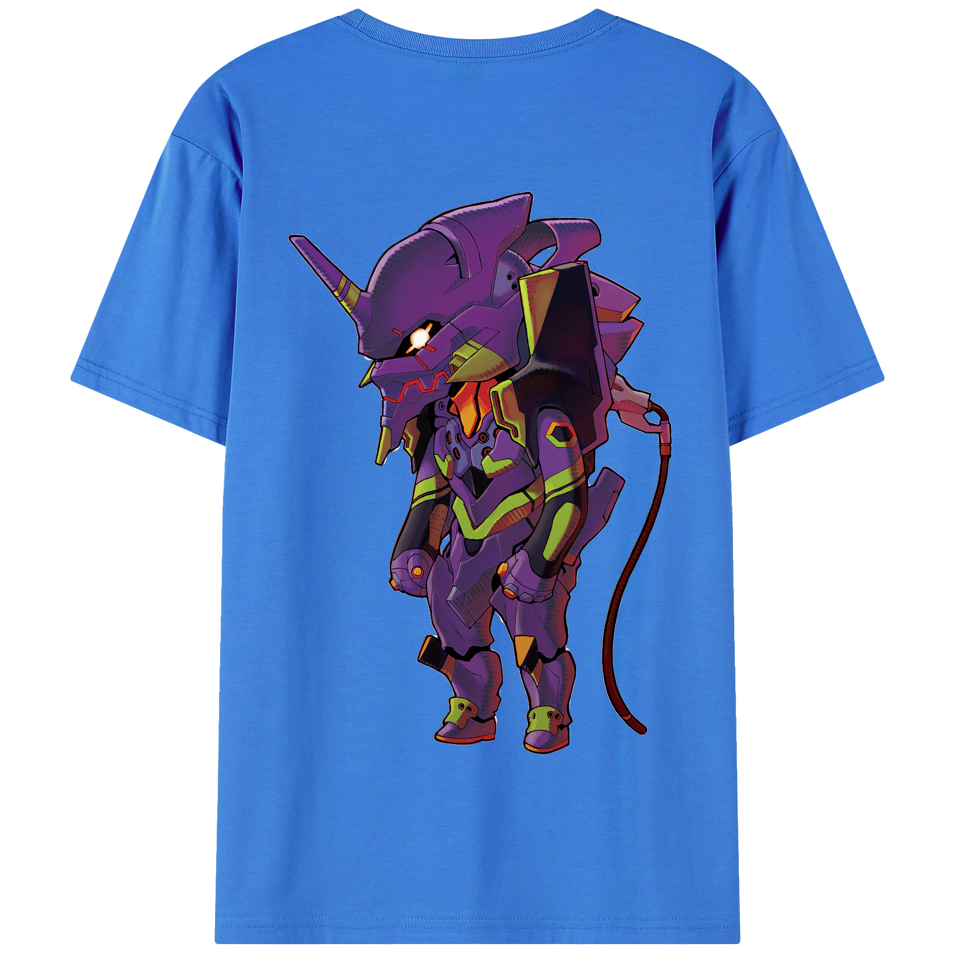 （画像用） EVA 新世紀エヴァンゲリオン 綿100％半袖Tシャツ（背面プリント）