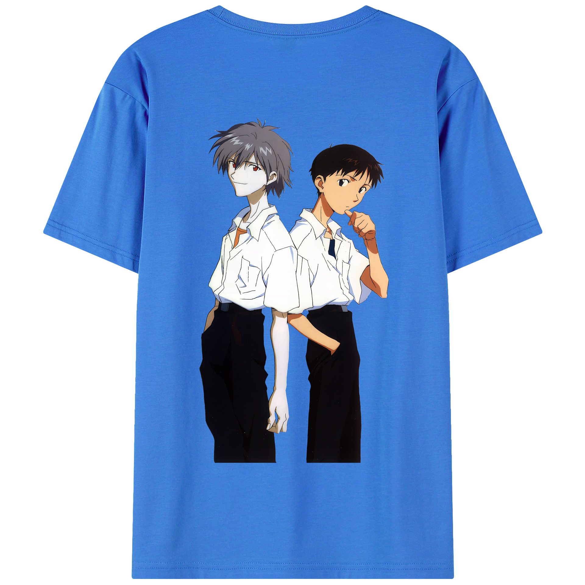 （画像用） EVA 新世紀エヴァンゲリオン 綿100％半袖Tシャツ（背面プリント）