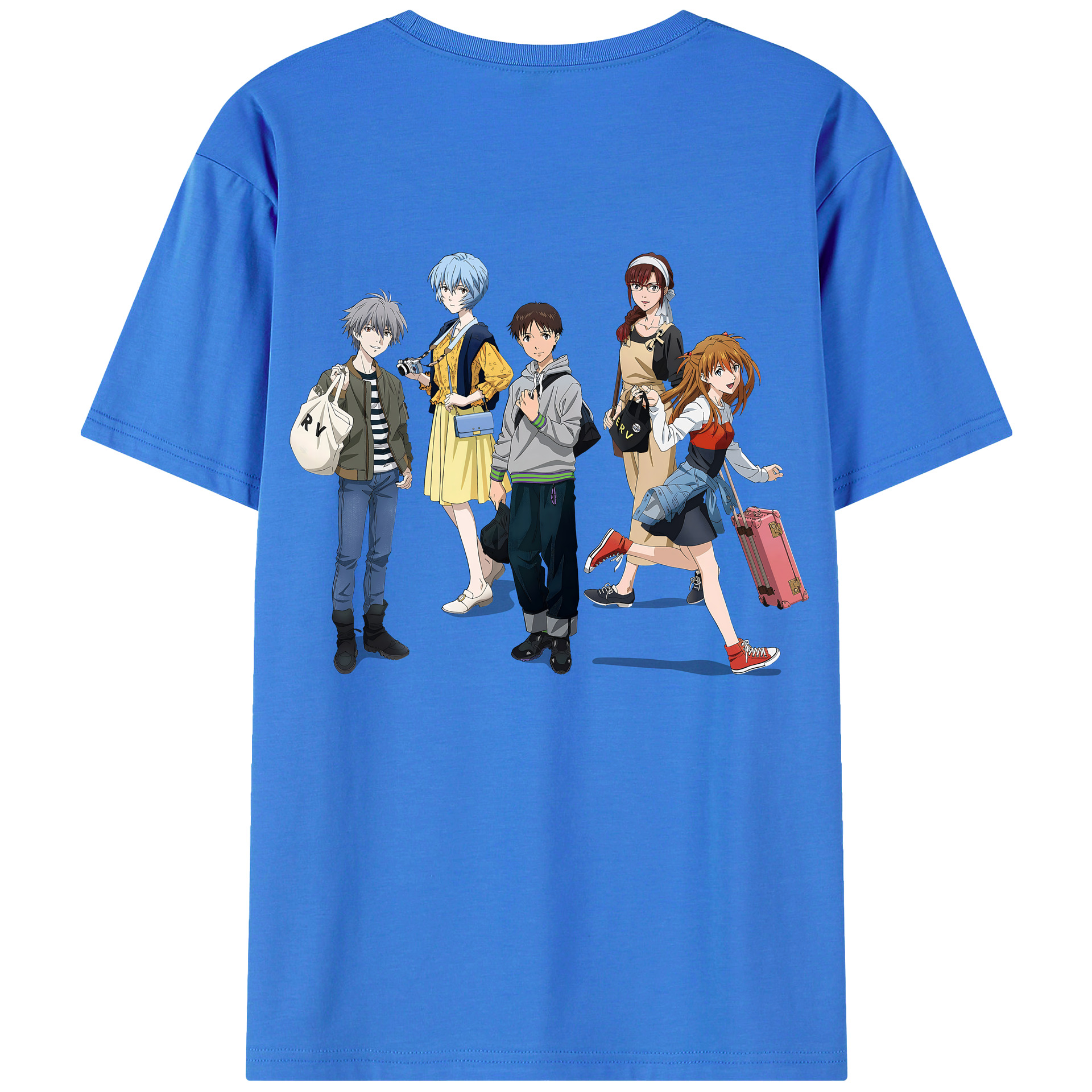 （画像用） EVA 新世紀エヴァンゲリオン 綿100％半袖Tシャツ（背面プリント）