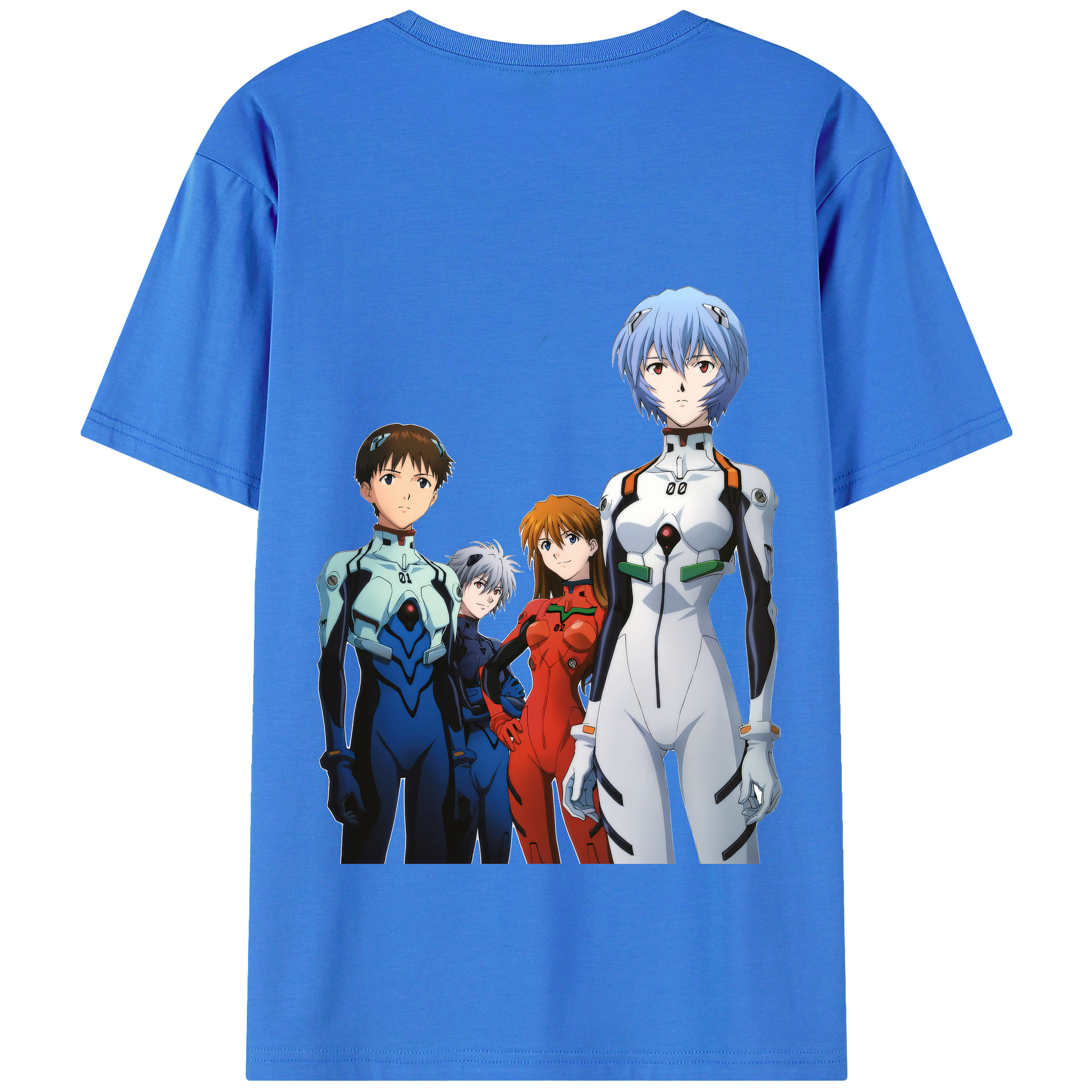 （画像用） EVA 新世紀エヴァンゲリオン 綿100％半袖Tシャツ（背面プリント）