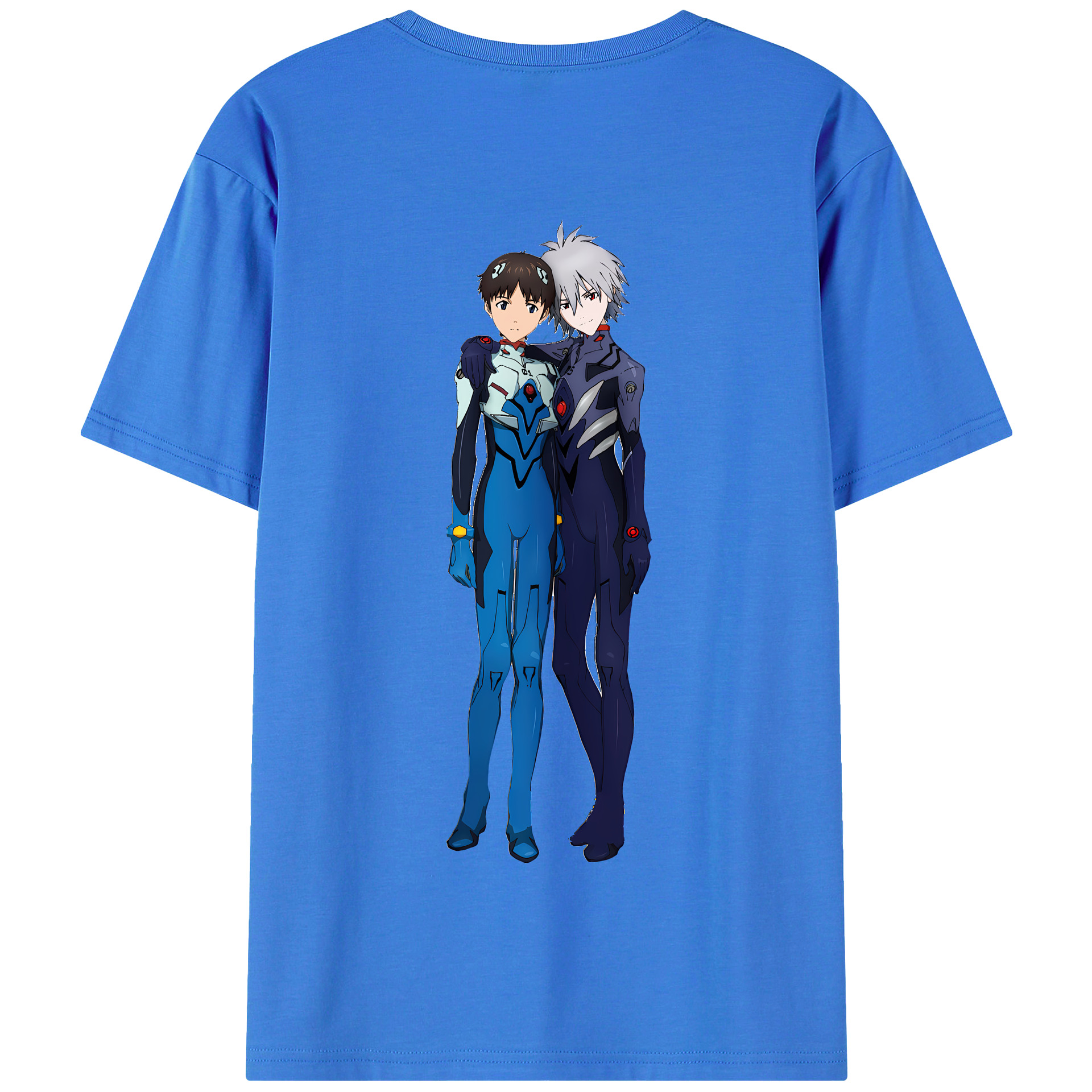 （画像用） EVA 新世紀エヴァンゲリオン 綿100％半袖Tシャツ（背面プリント）