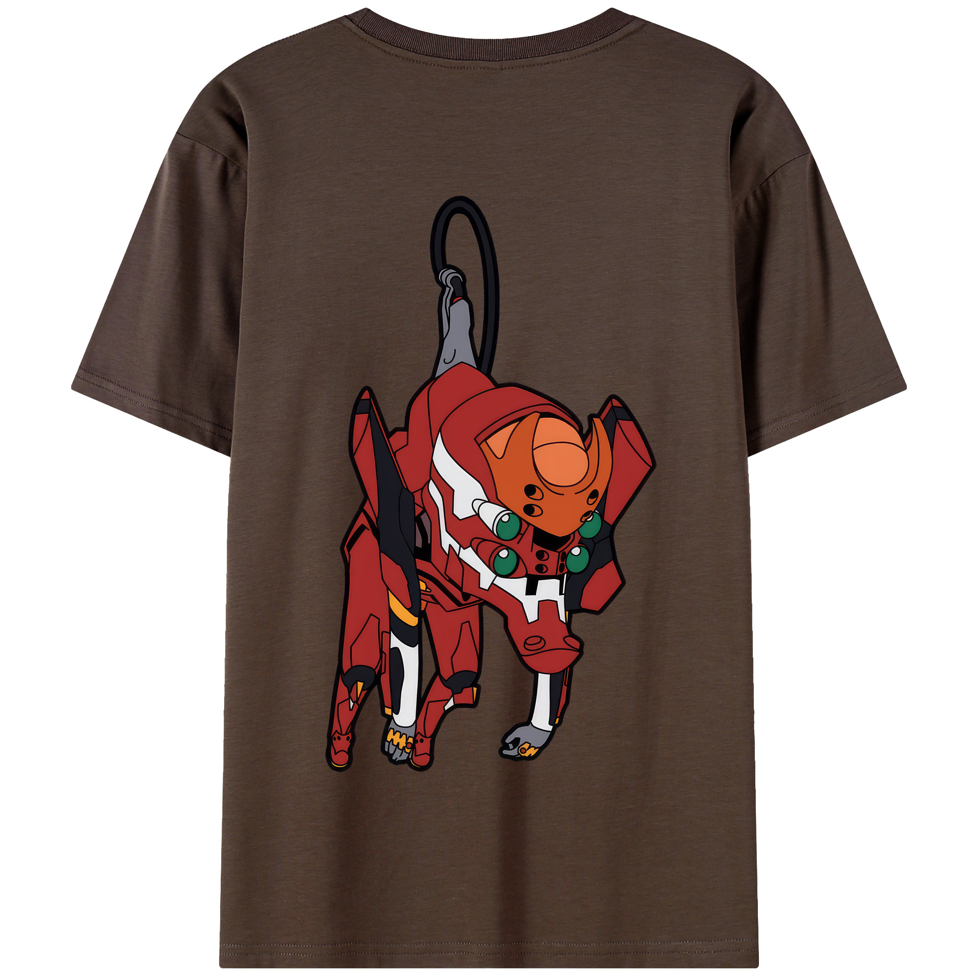 （画像用） EVA 新世紀エヴァンゲリオン 綿100％半袖Tシャツ（背面プリント）