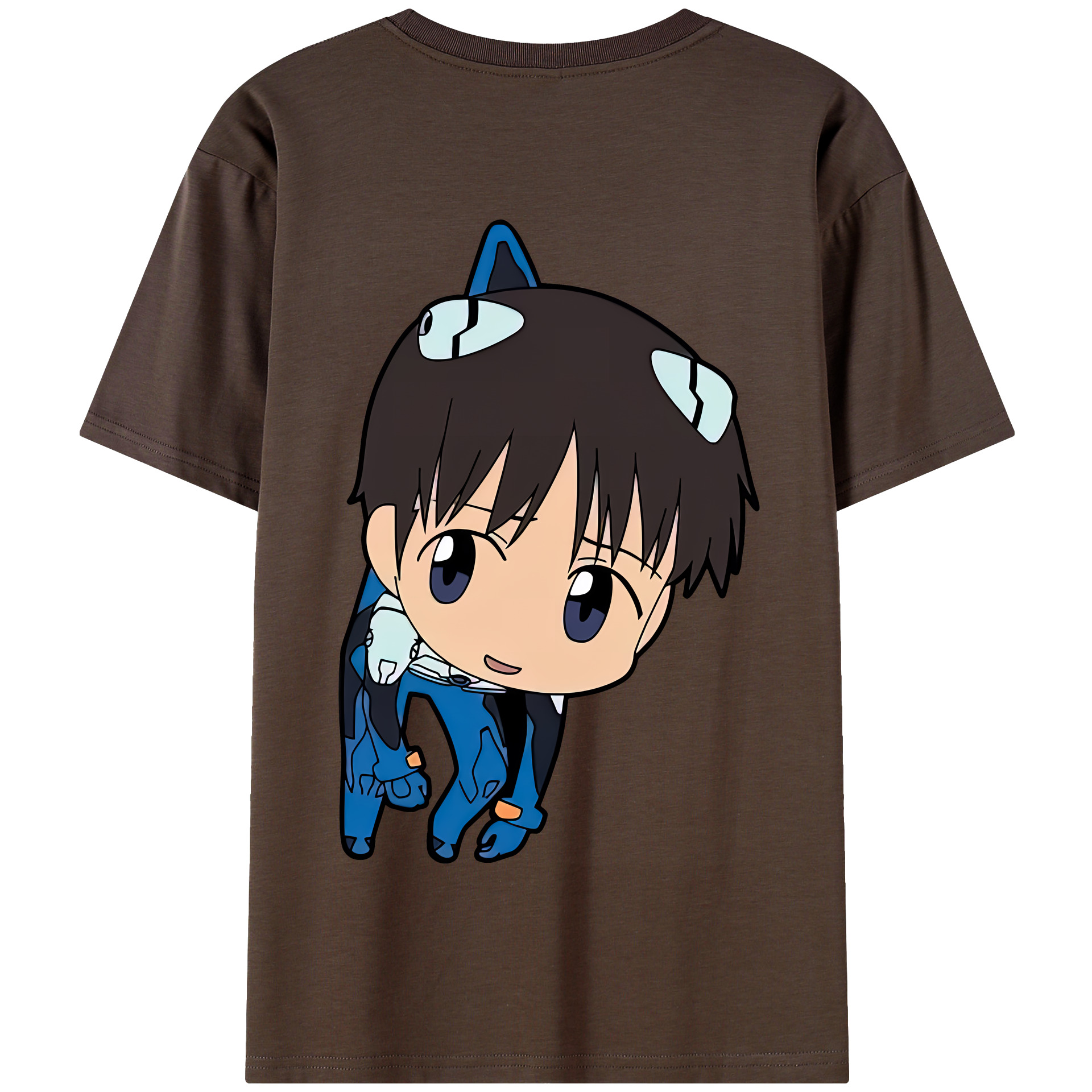 （画像用） EVA 新世紀エヴァンゲリオン 綿100％半袖Tシャツ（背面プリント）