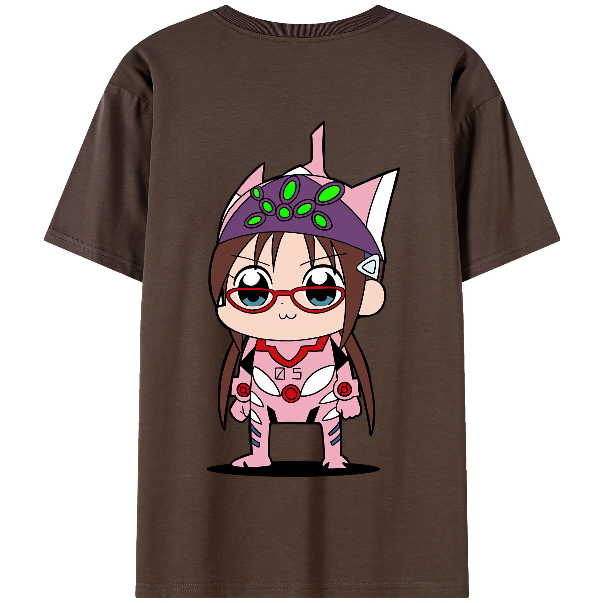 （画像用） EVA 新世紀エヴァンゲリオン 綿100％半袖Tシャツ（背面プリント）