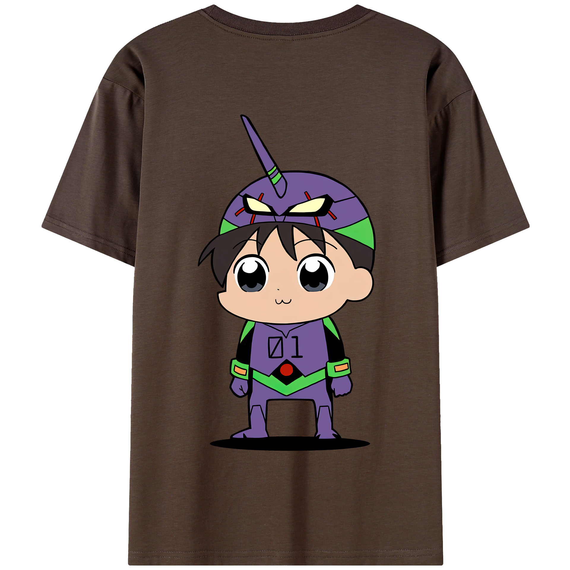 （画像用） EVA 新世紀エヴァンゲリオン 綿100％半袖Tシャツ（背面プリント）