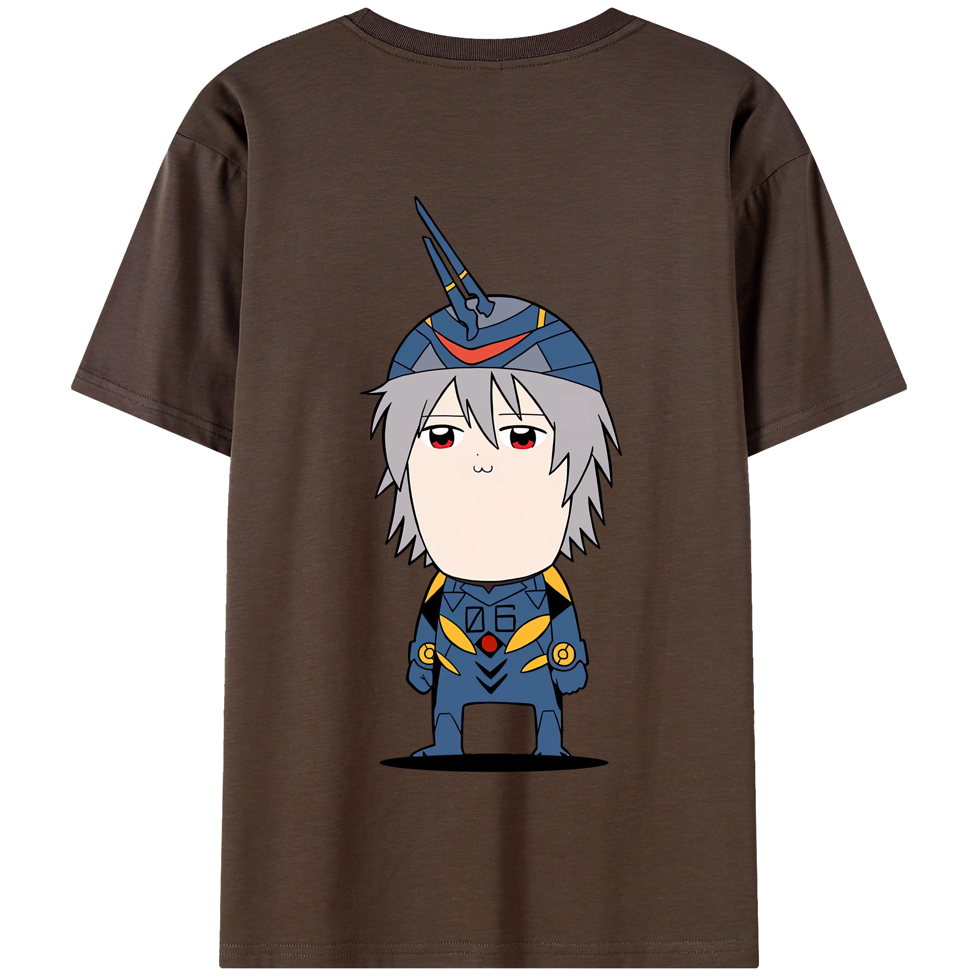 （画像用） EVA 新世紀エヴァンゲリオン 綿100％半袖Tシャツ（背面プリント）