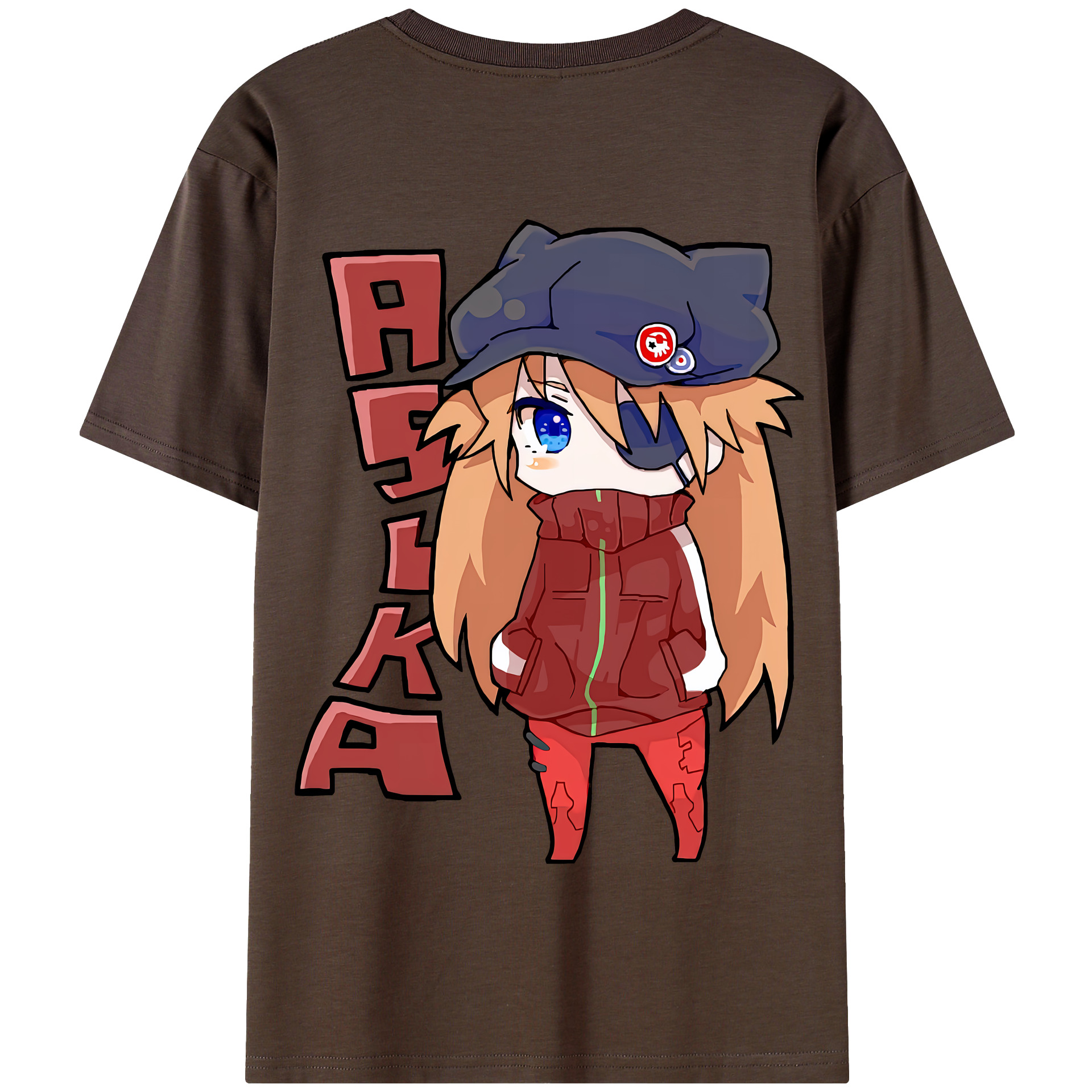 （画像用） EVA 新世紀エヴァンゲリオン 綿100％半袖Tシャツ（背面プリント）