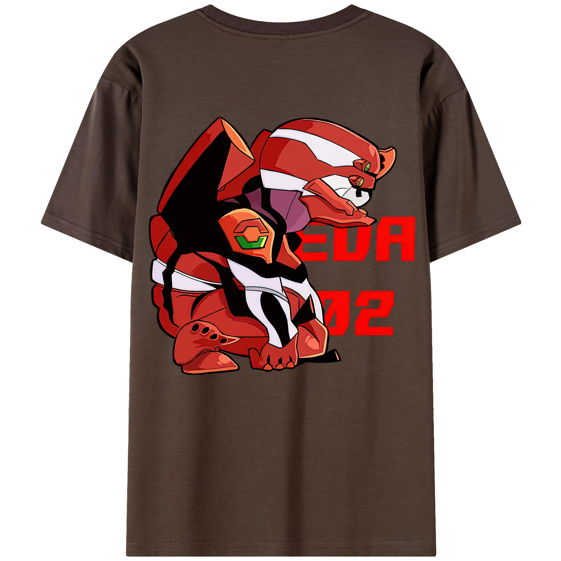 （画像用） EVA 新世紀エヴァンゲリオン 綿100％半袖Tシャツ（背面プリント）