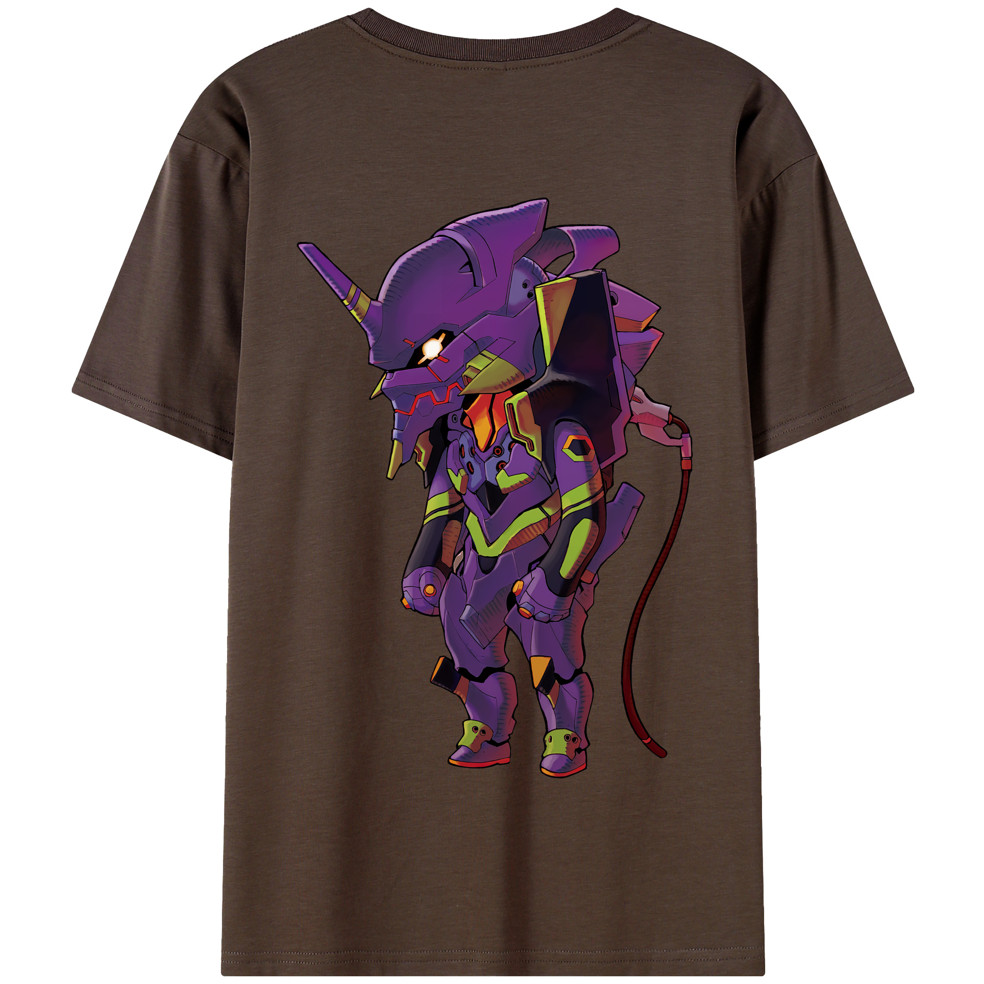 （画像用） EVA 新世紀エヴァンゲリオン 綿100％半袖Tシャツ（背面プリント）