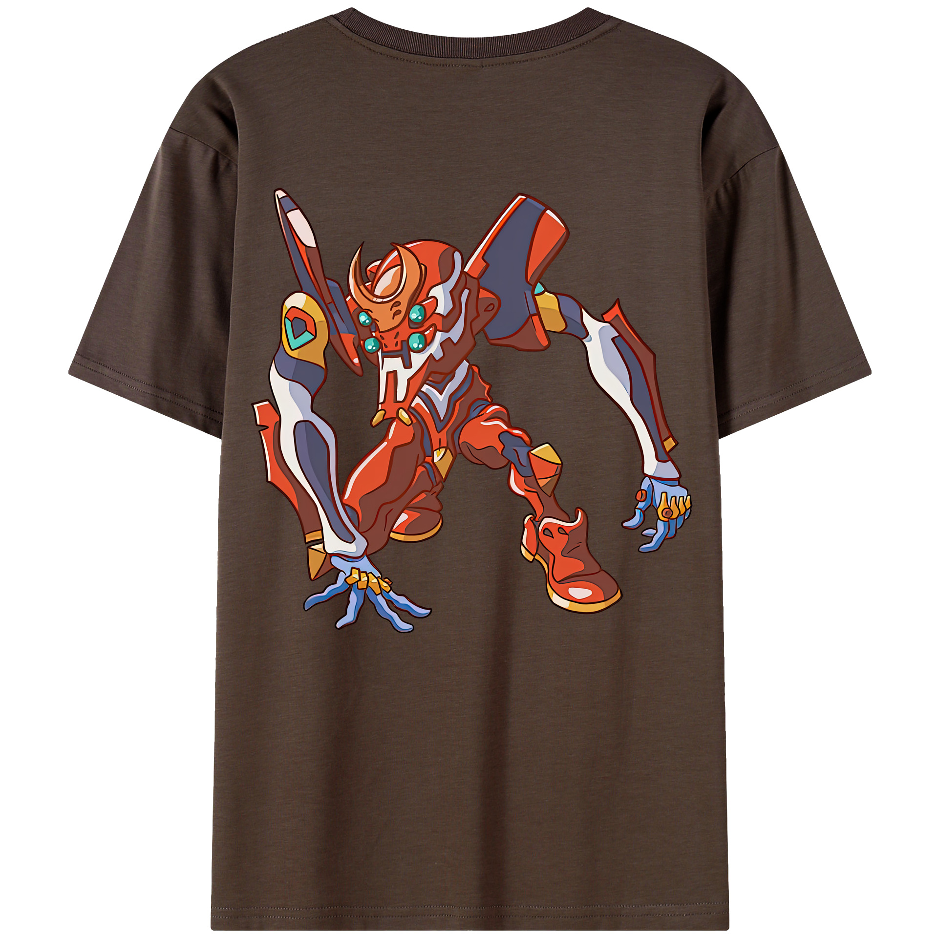 （画像用） EVA 新世紀エヴァンゲリオン 綿100％半袖Tシャツ（背面プリント）