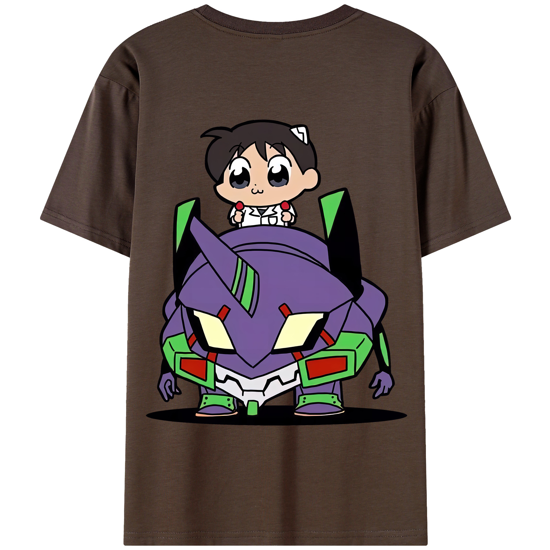 （画像用） EVA 新世紀エヴァンゲリオン 綿100％半袖Tシャツ（背面プリント）