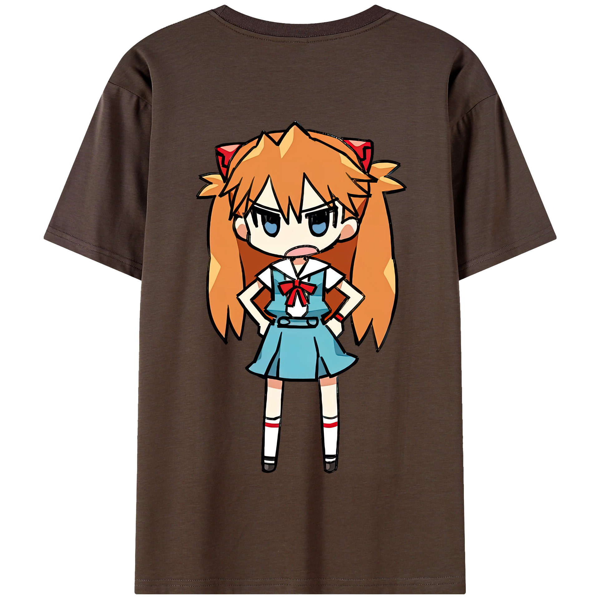 （画像用） EVA 新世紀エヴァンゲリオン 綿100％半袖Tシャツ（背面プリント）