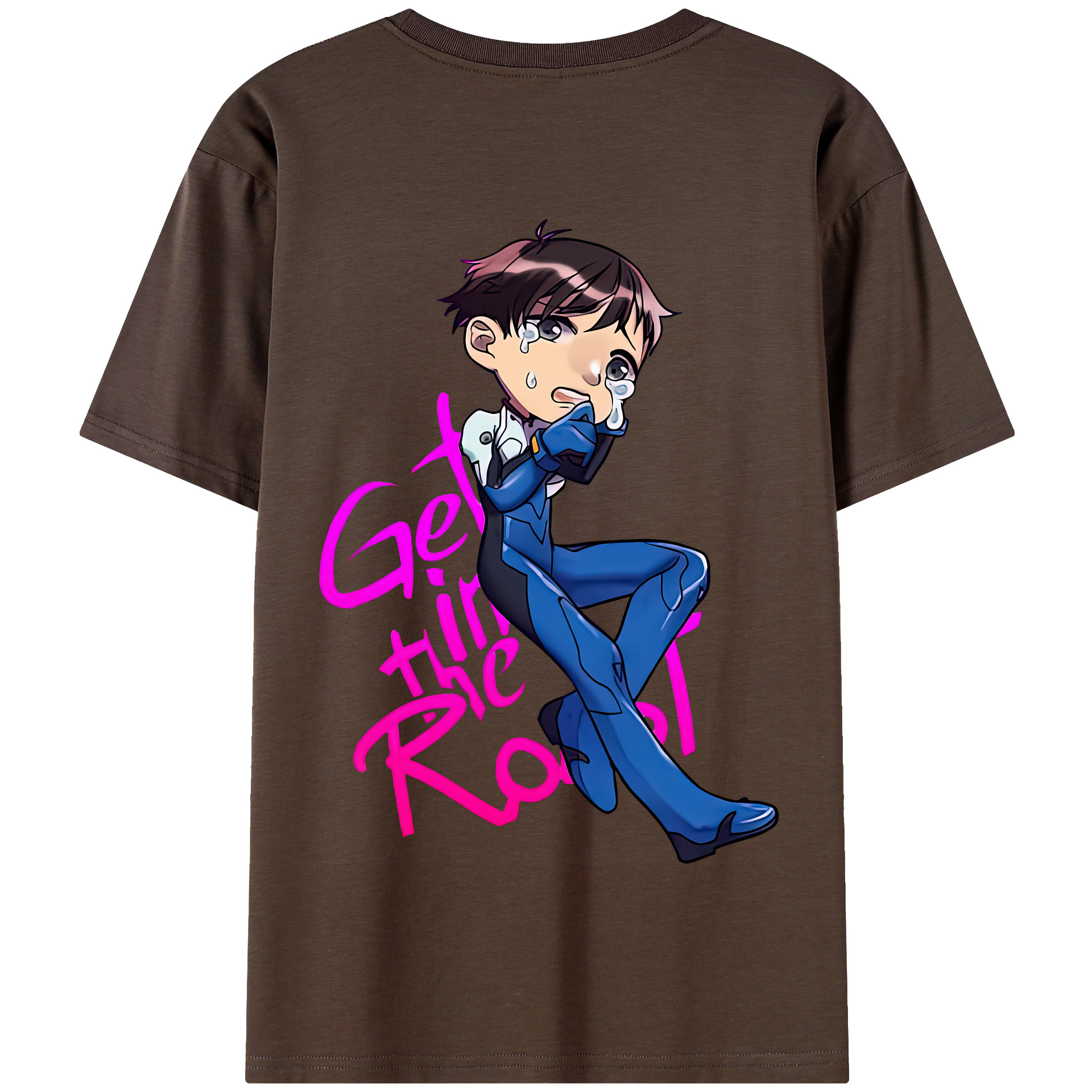 （画像用） EVA 新世紀エヴァンゲリオン 綿100％半袖Tシャツ（背面プリント）