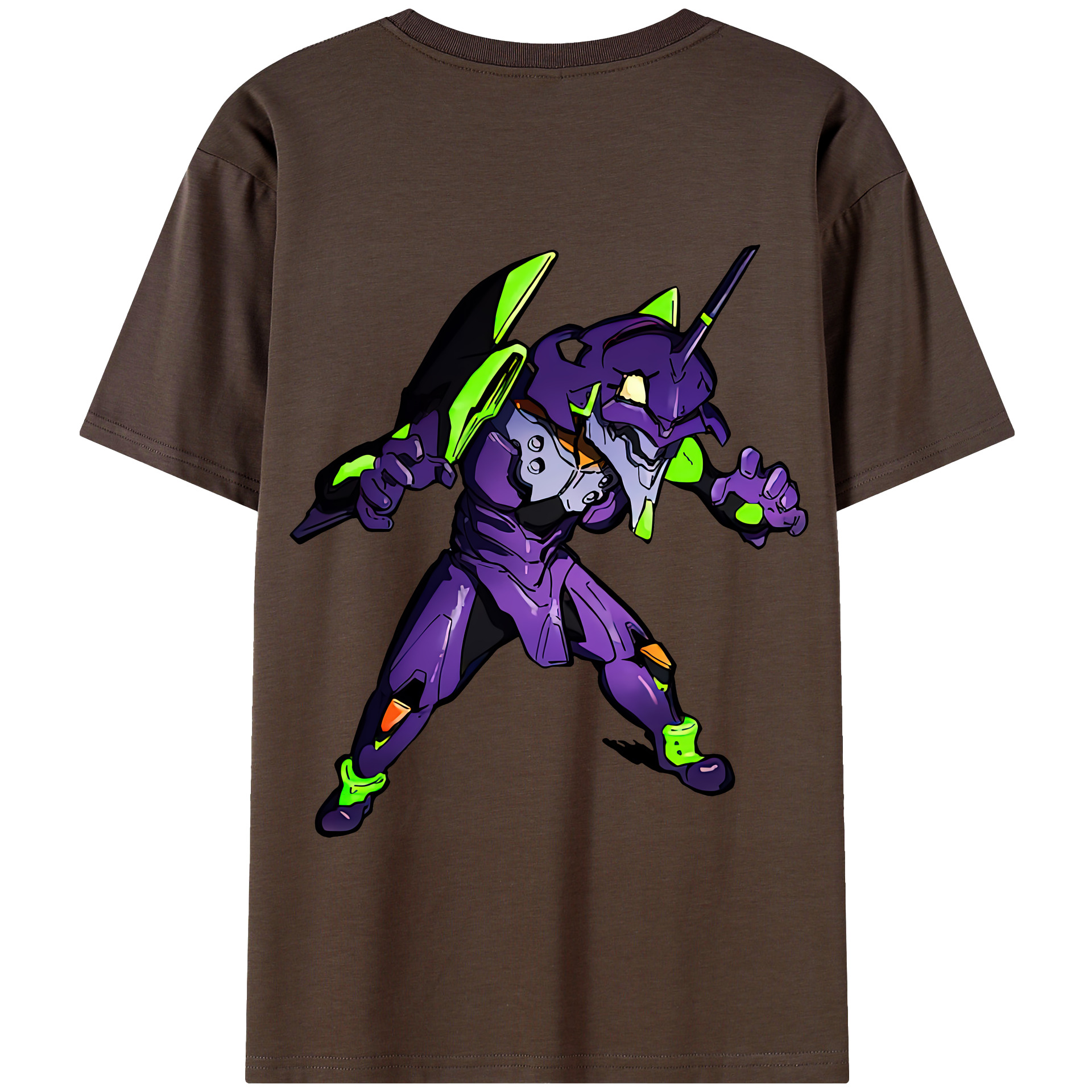 （画像用） EVA 新世紀エヴァンゲリオン 綿100％半袖Tシャツ（背面プリント）