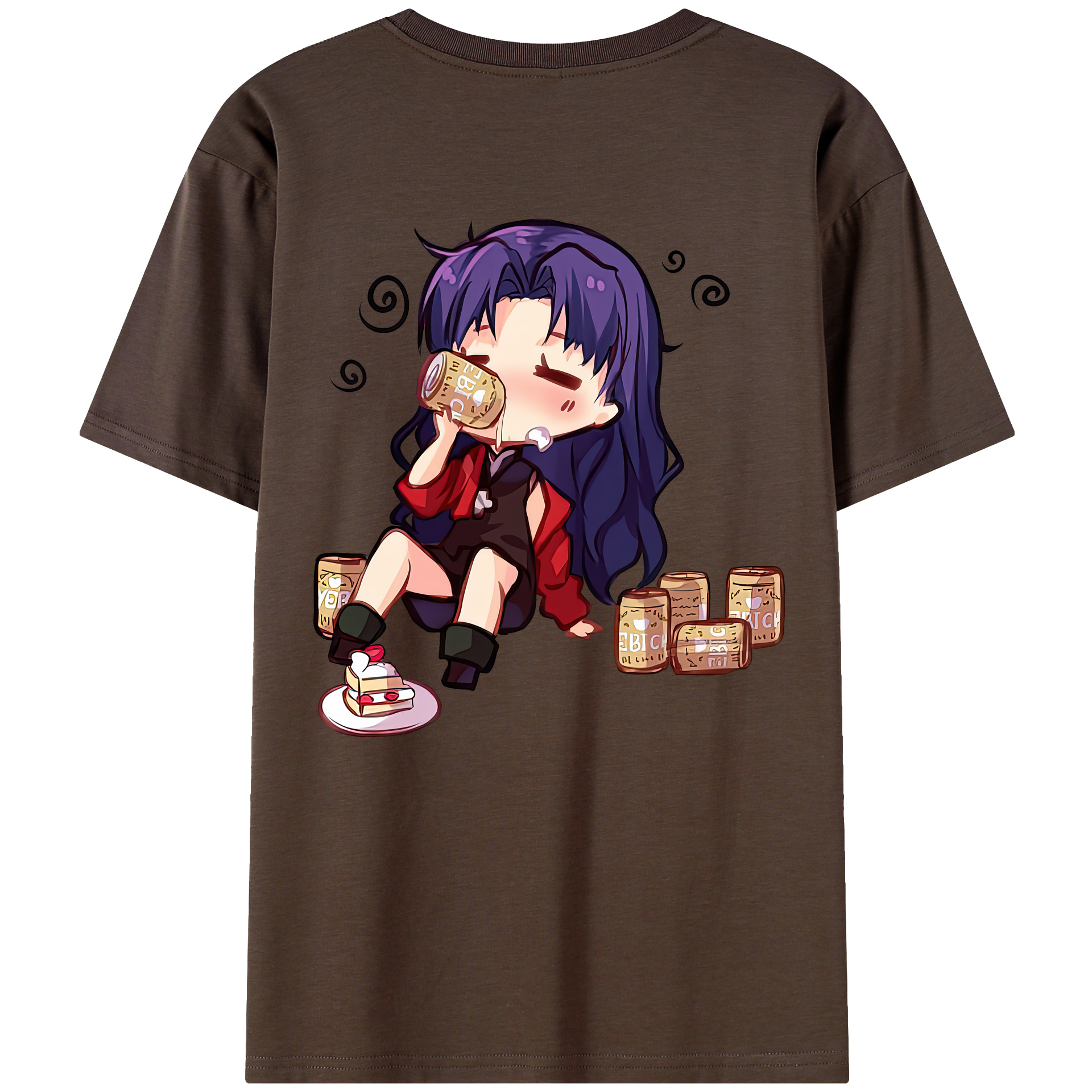 （画像用） EVA 新世紀エヴァンゲリオン 綿100％半袖Tシャツ（背面プリント）