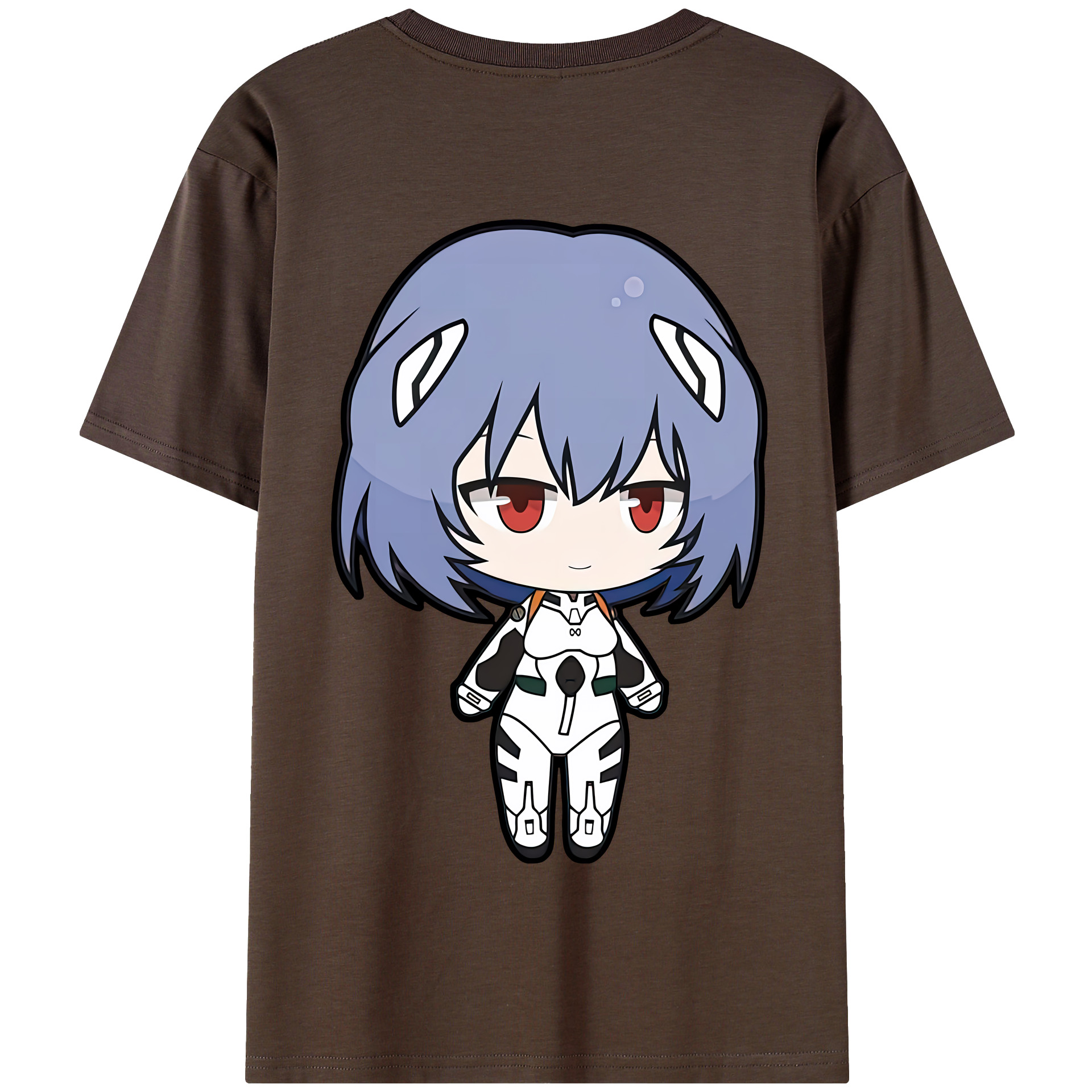 （画像用） EVA 新世紀エヴァンゲリオン 綿100％半袖Tシャツ（背面プリント）