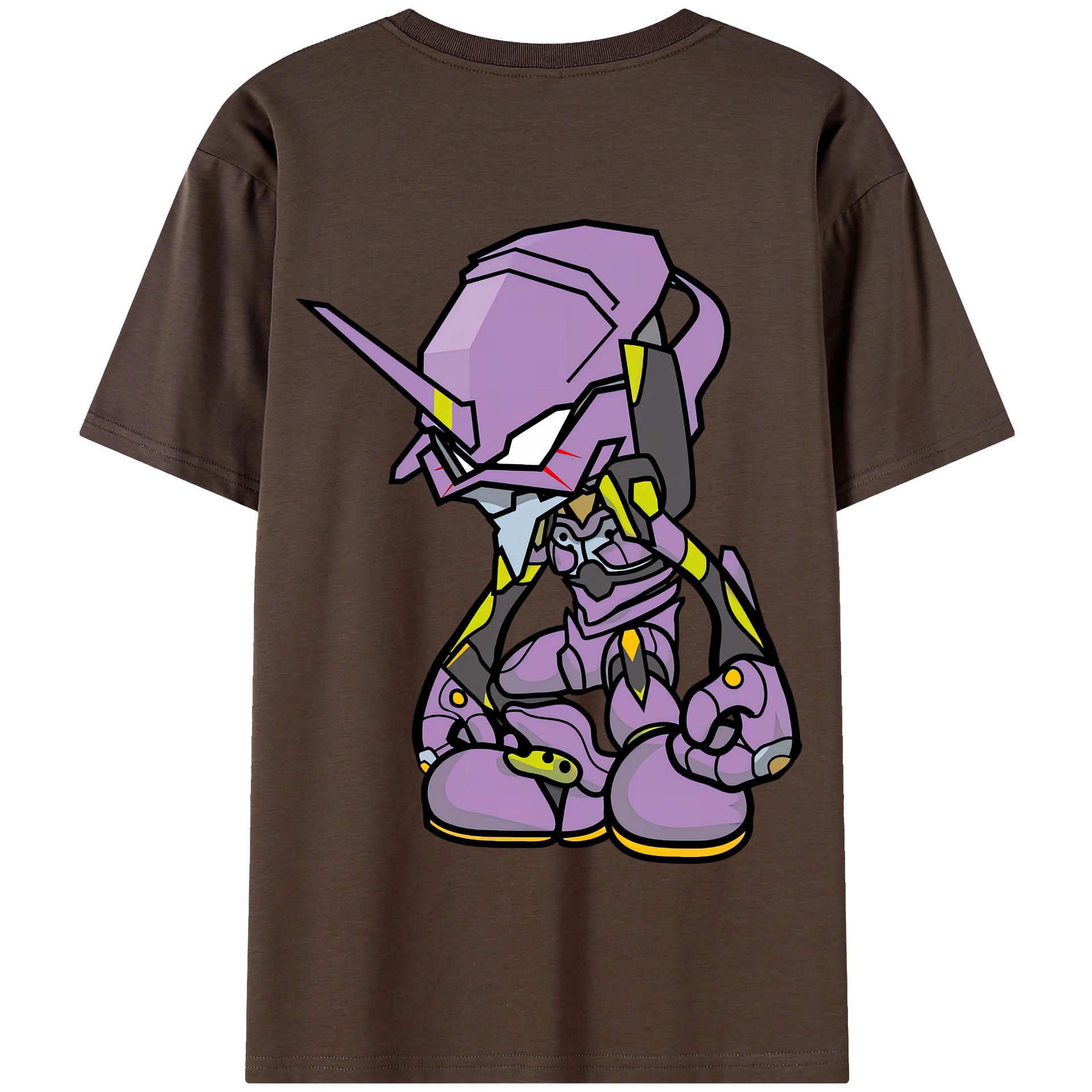（画像用） EVA 新世紀エヴァンゲリオン 綿100％半袖Tシャツ（背面プリント）