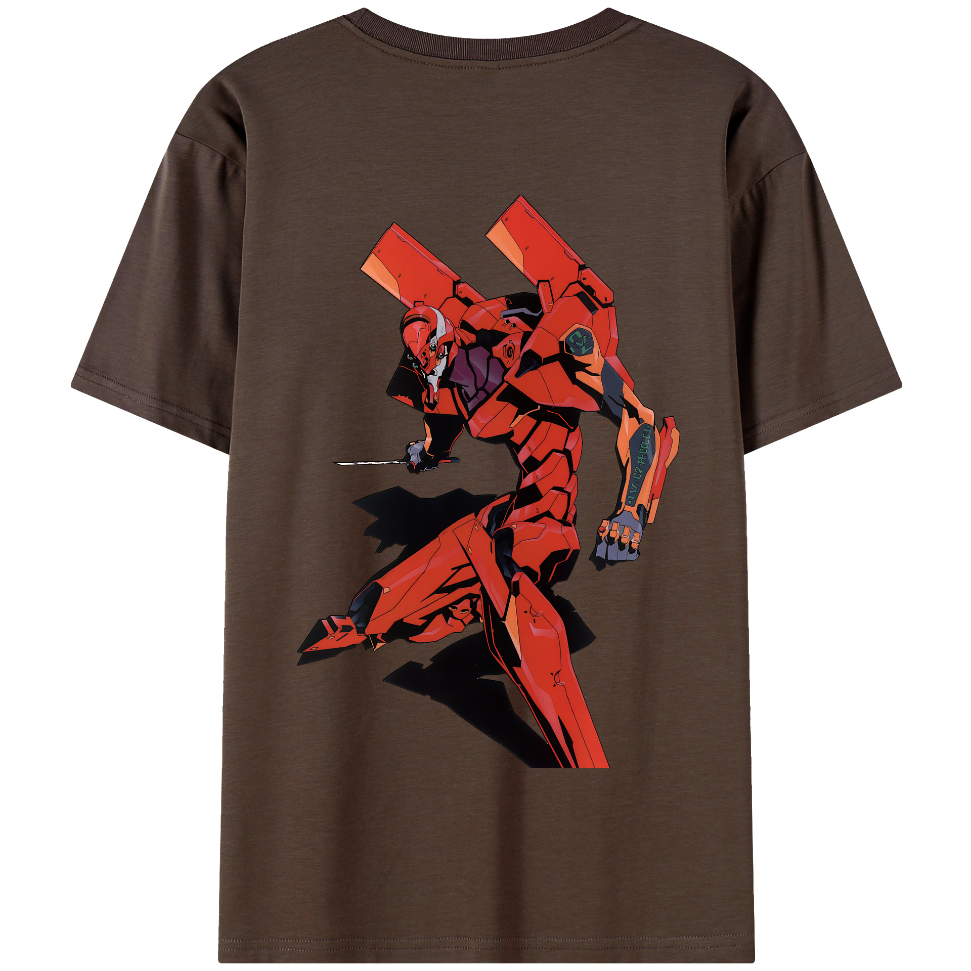 （画像用） EVA 新世紀エヴァンゲリオン 綿100％半袖Tシャツ（背面プリント）