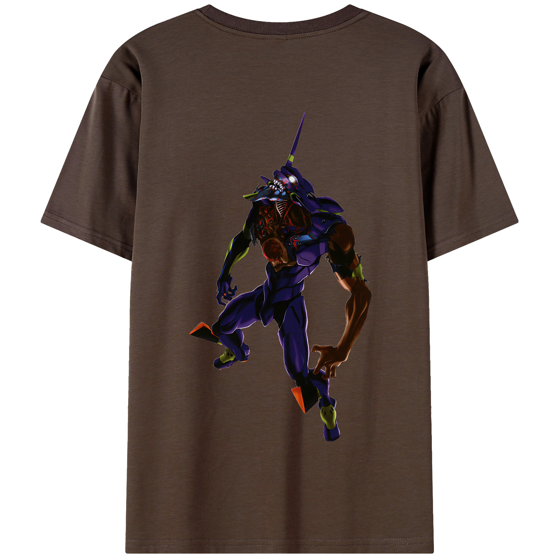 （画像用） EVA 新世紀エヴァンゲリオン 綿100％半袖Tシャツ（背面プリント）
