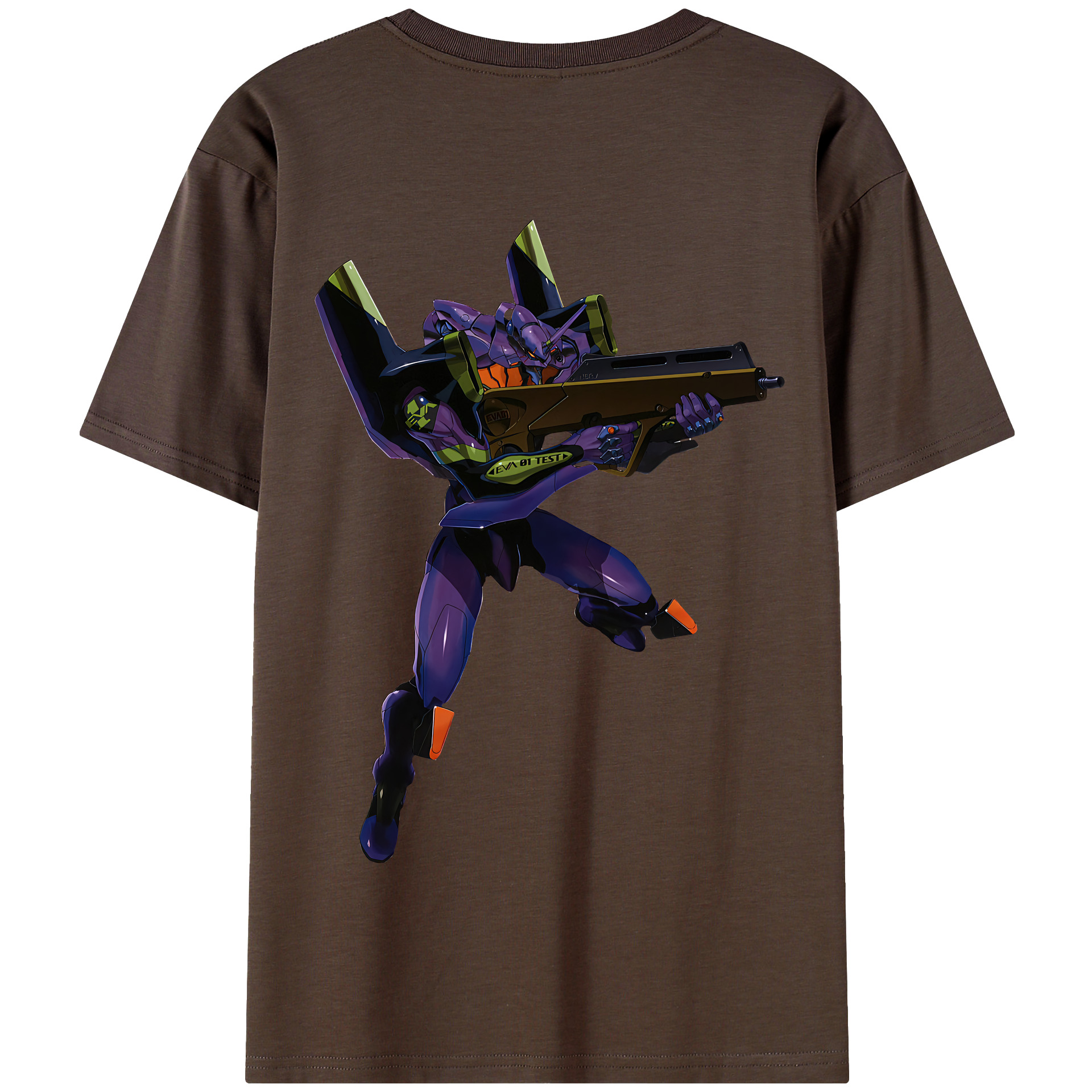 （画像用） EVA 新世紀エヴァンゲリオン 綿100％半袖Tシャツ（背面プリント）