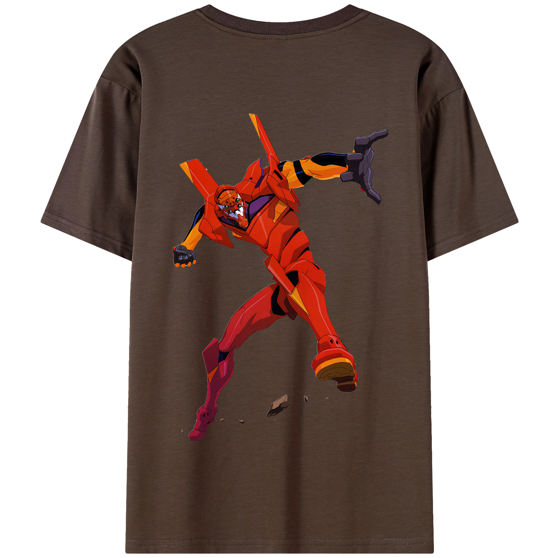 （画像用） EVA 新世紀エヴァンゲリオン 綿100％半袖Tシャツ（背面プリント）