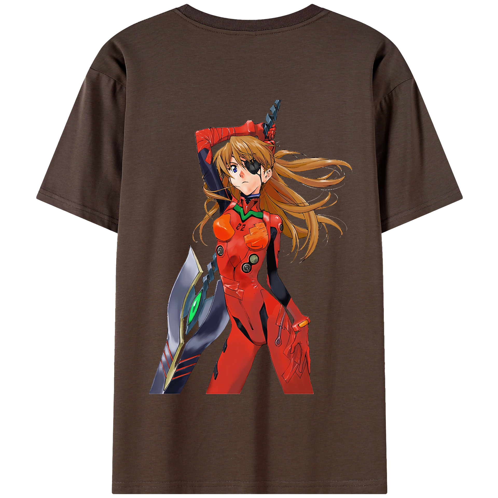 （画像用） EVA 新世紀エヴァンゲリオン 綿100％半袖Tシャツ（背面プリント）