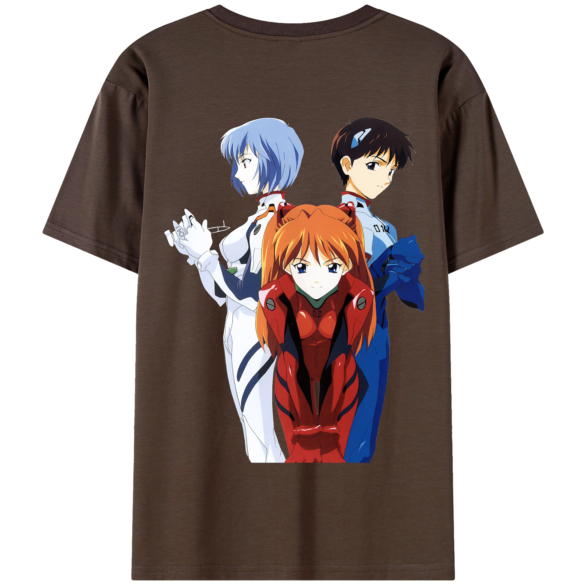 （画像用） EVA 新世紀エヴァンゲリオン 綿100％半袖Tシャツ（背面プリント）