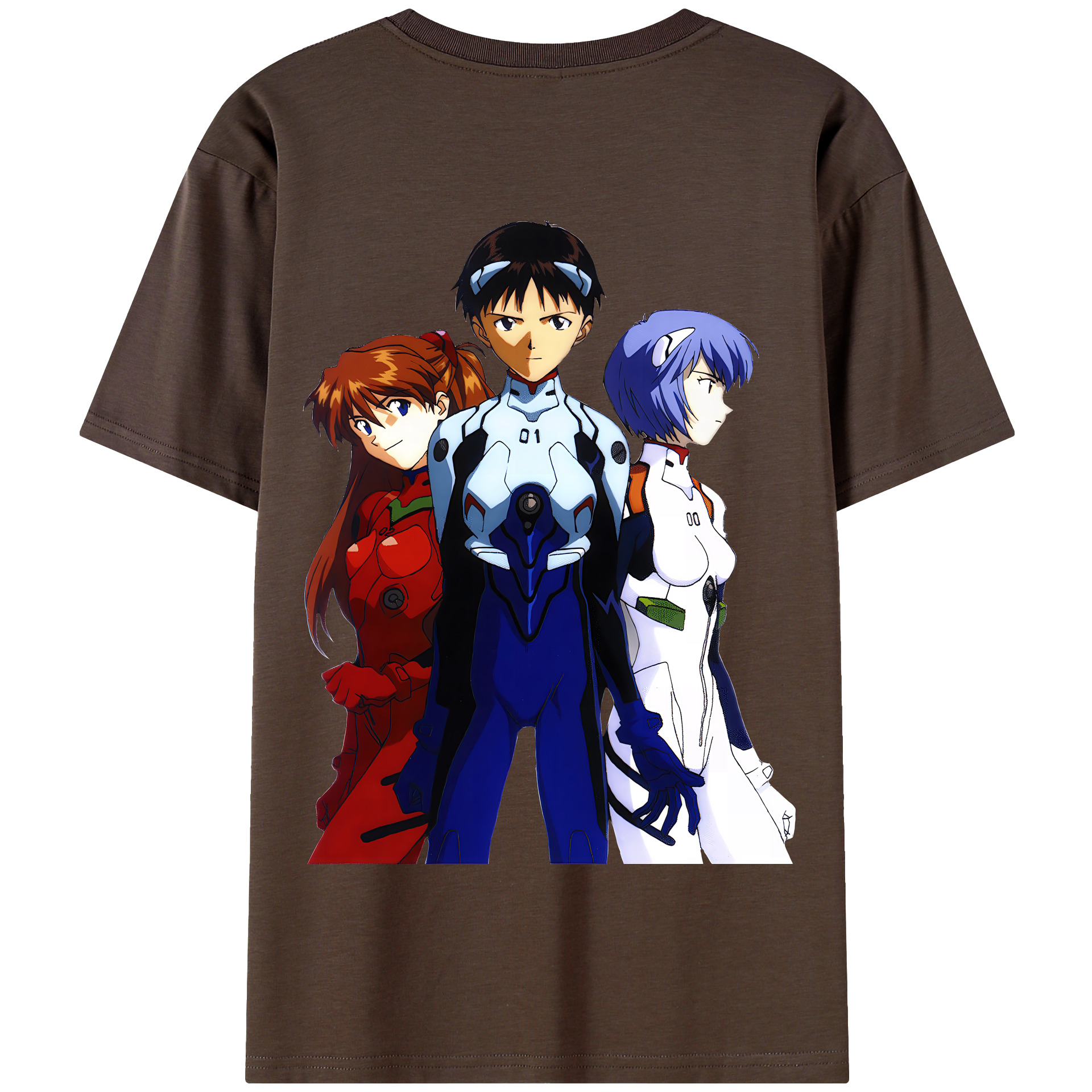 （画像用） EVA 新世紀エヴァンゲリオン 綿100％半袖Tシャツ（背面プリント）