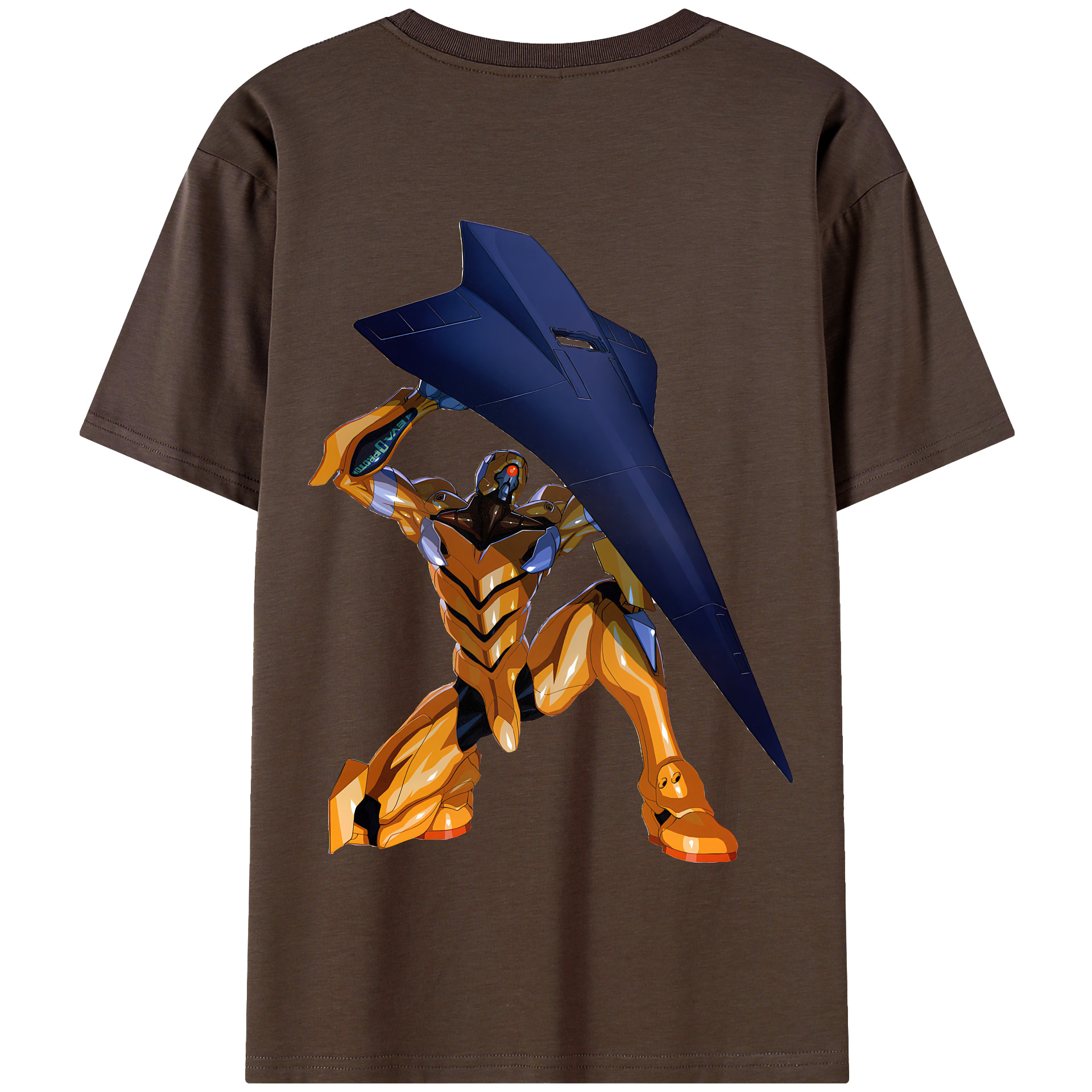 （画像用） EVA 新世紀エヴァンゲリオン 綿100％半袖Tシャツ（背面プリント）