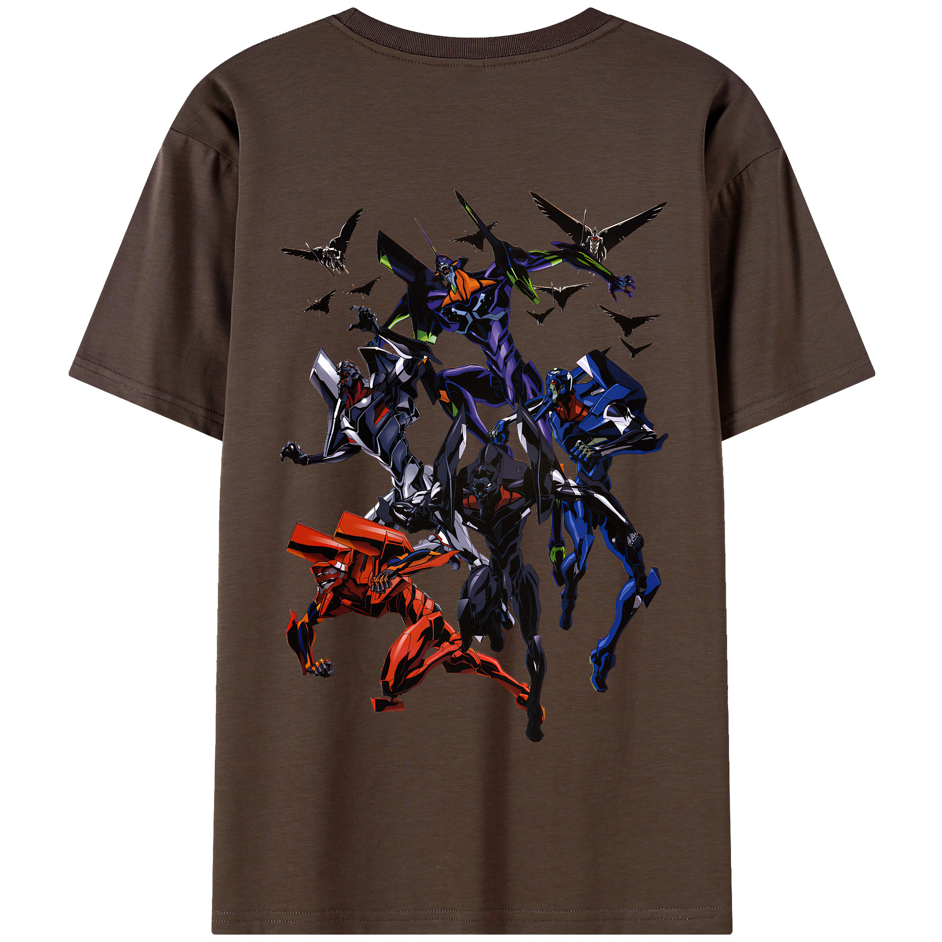 （画像用） EVA 新世紀エヴァンゲリオン 綿100％半袖Tシャツ（背面プリント）