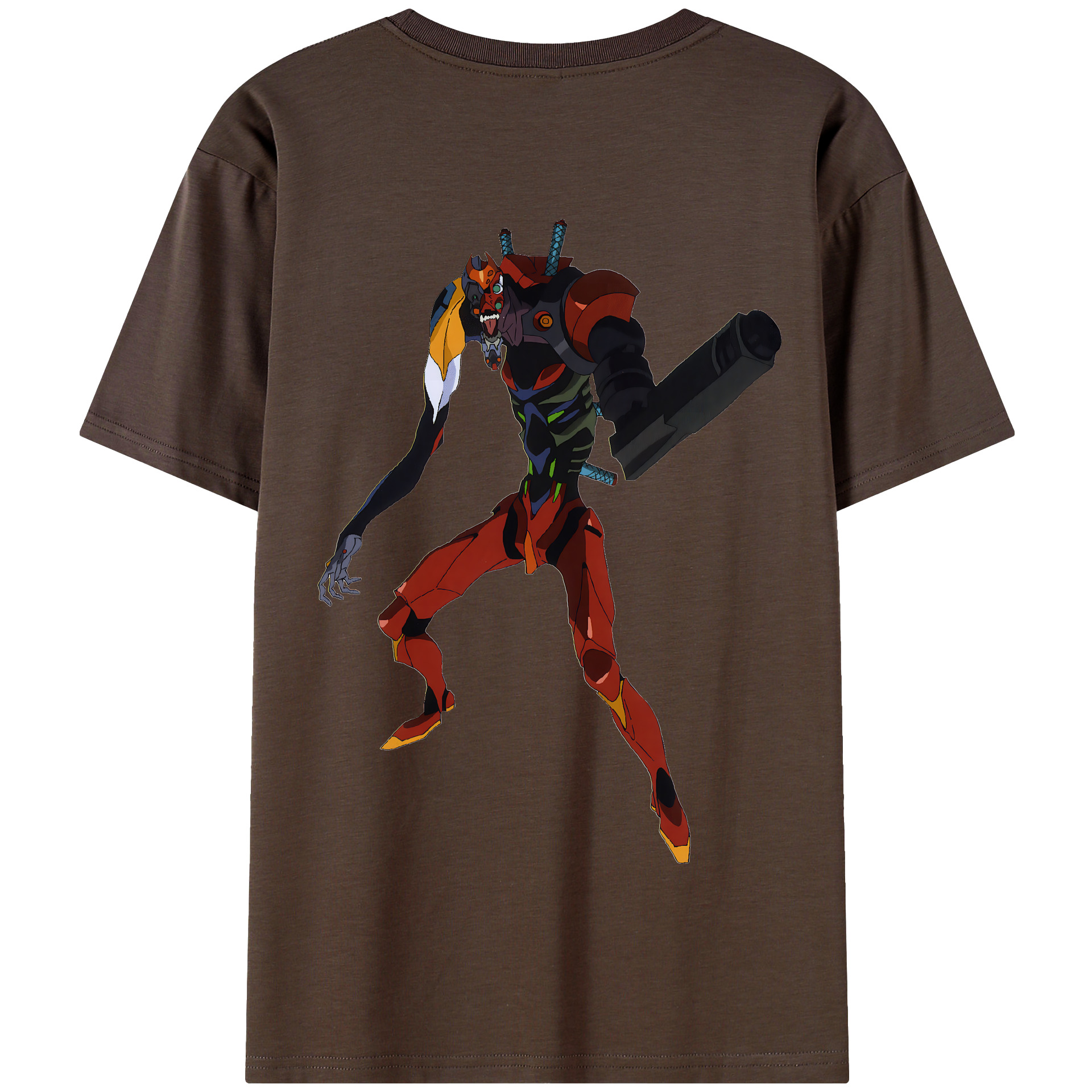 （画像用） EVA 新世紀エヴァンゲリオン 綿100％半袖Tシャツ（背面プリント）