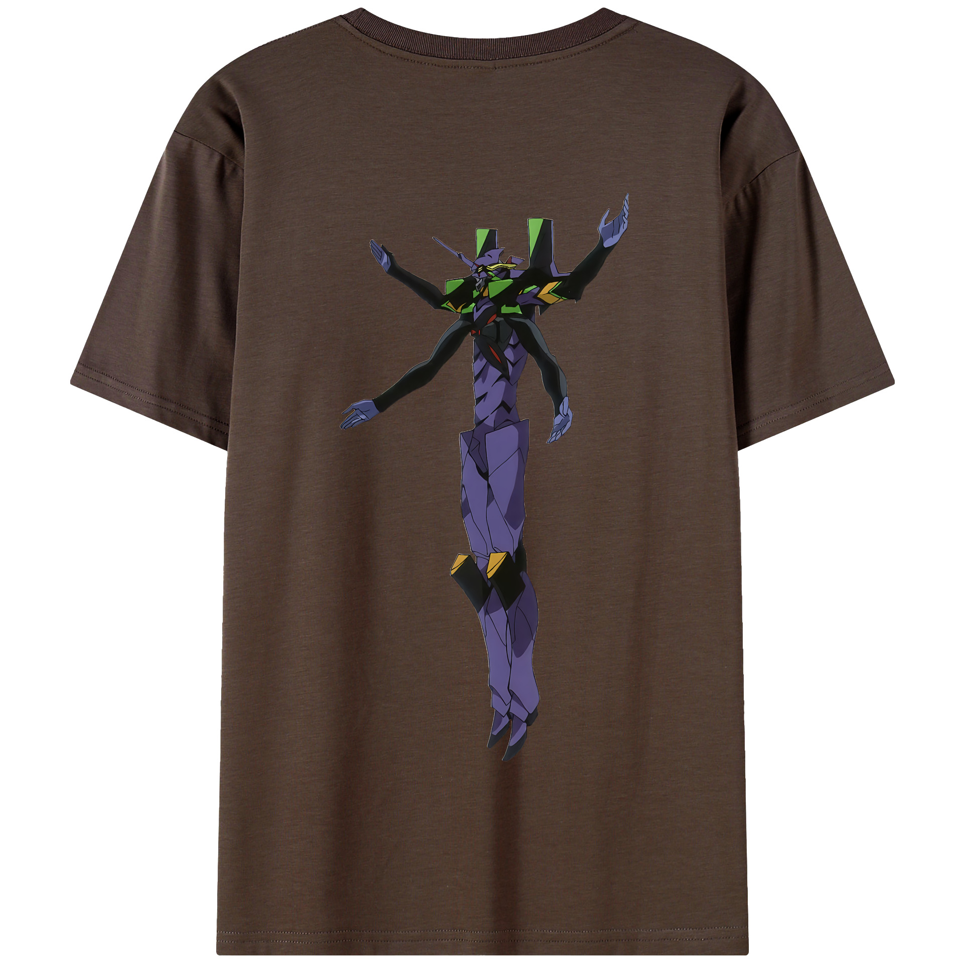 （画像用） EVA 新世紀エヴァンゲリオン 綿100％半袖Tシャツ（背面プリント）