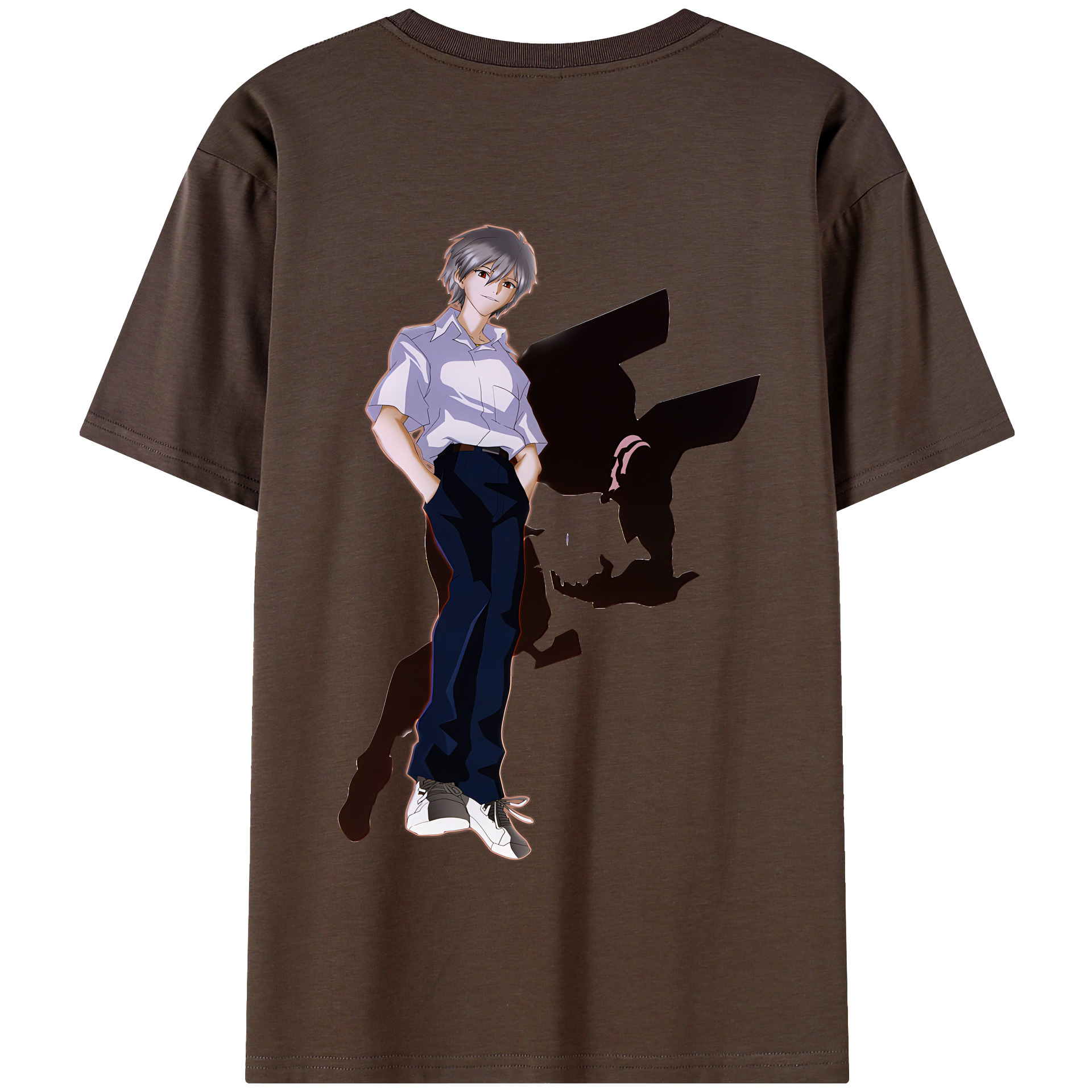 （画像用） EVA 新世紀エヴァンゲリオン 綿100％半袖Tシャツ（背面プリント）