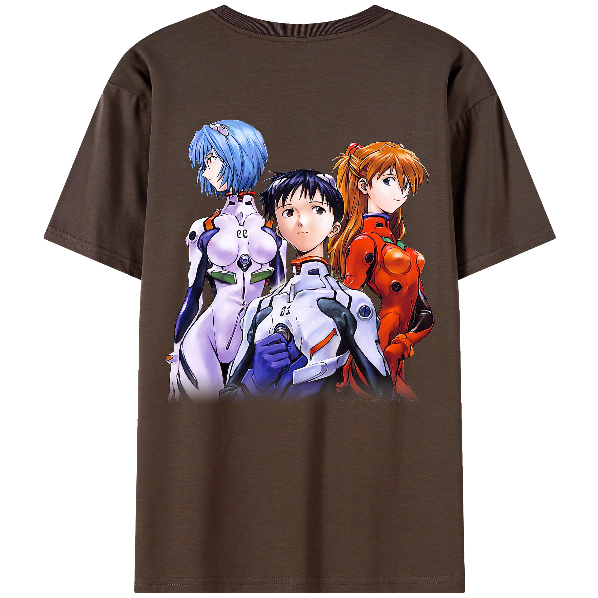 （画像用） EVA 新世紀エヴァンゲリオン 綿100％半袖Tシャツ（背面プリント）