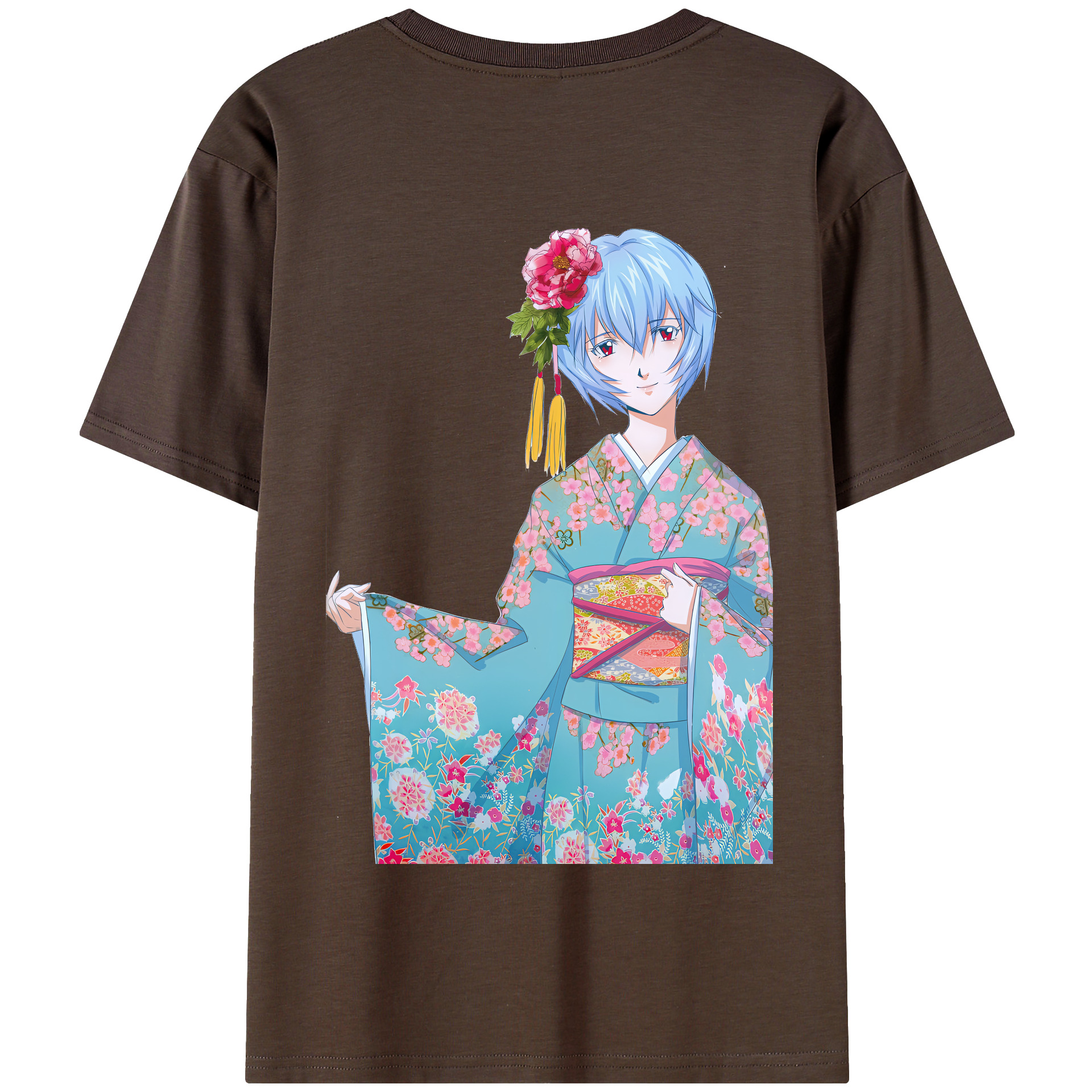 （画像用） EVA 新世紀エヴァンゲリオン 綿100％半袖Tシャツ（背面プリント）