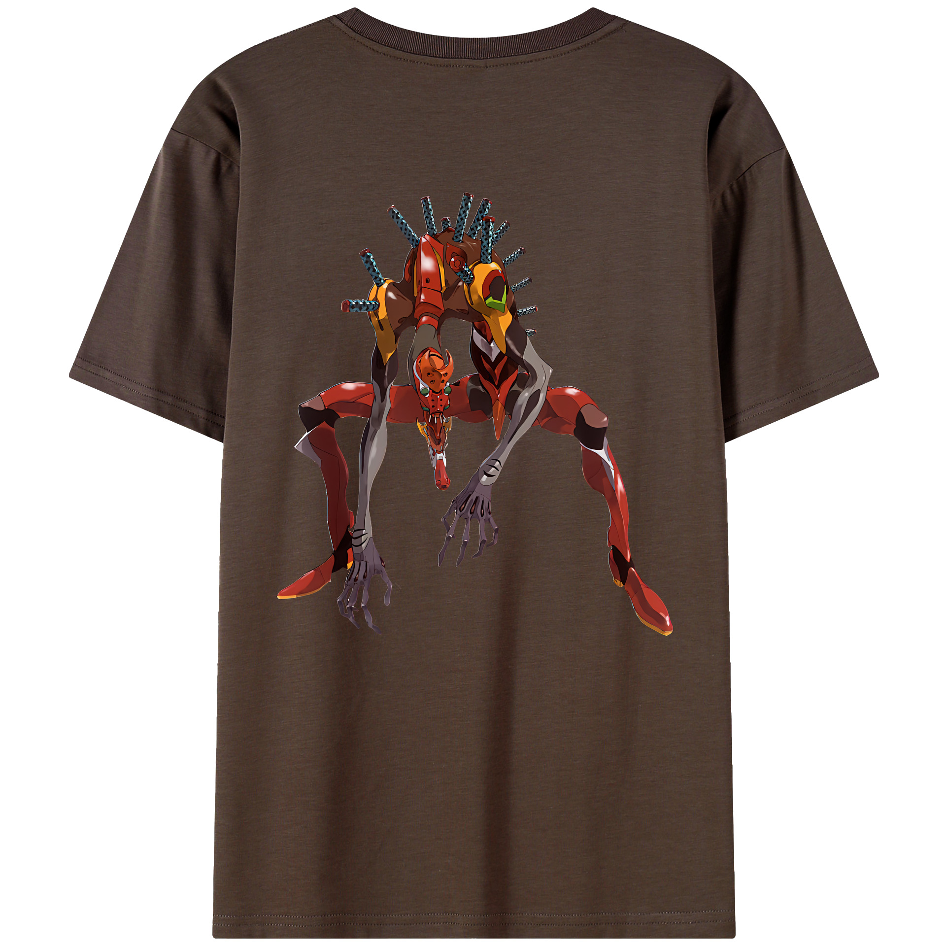 （画像用） EVA 新世紀エヴァンゲリオン 綿100％半袖Tシャツ（背面プリント）