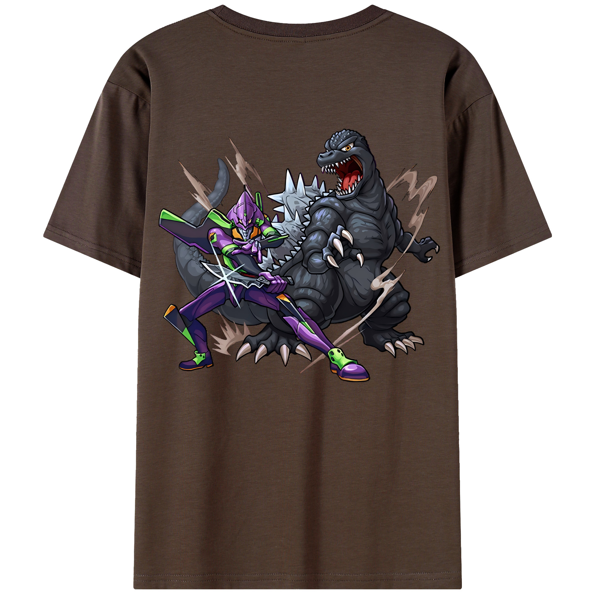 （画像用） EVA 新世紀エヴァンゲリオン 綿100％半袖Tシャツ（背面プリント）