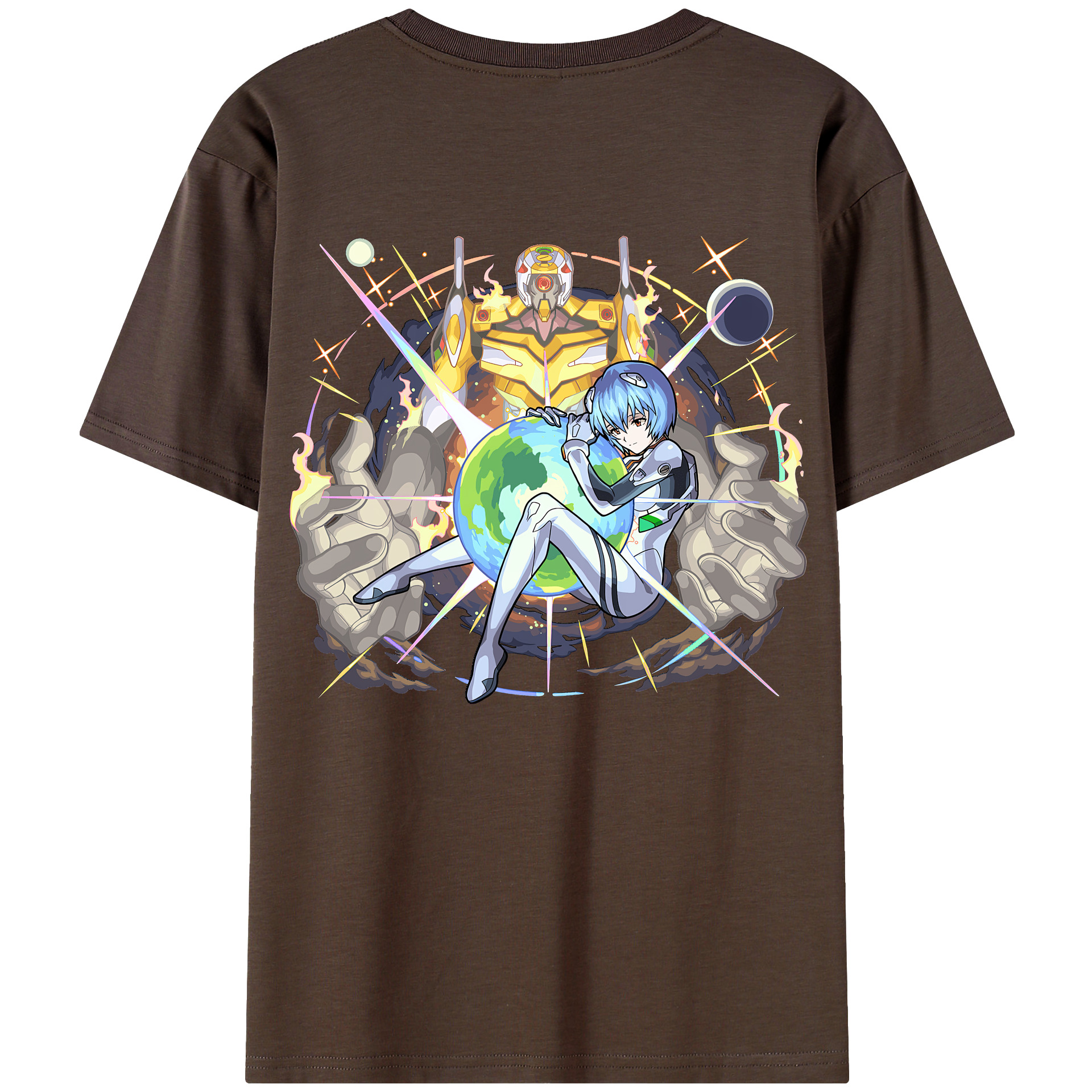 （画像用） EVA 新世紀エヴァンゲリオン 綿100％半袖Tシャツ（背面プリント）