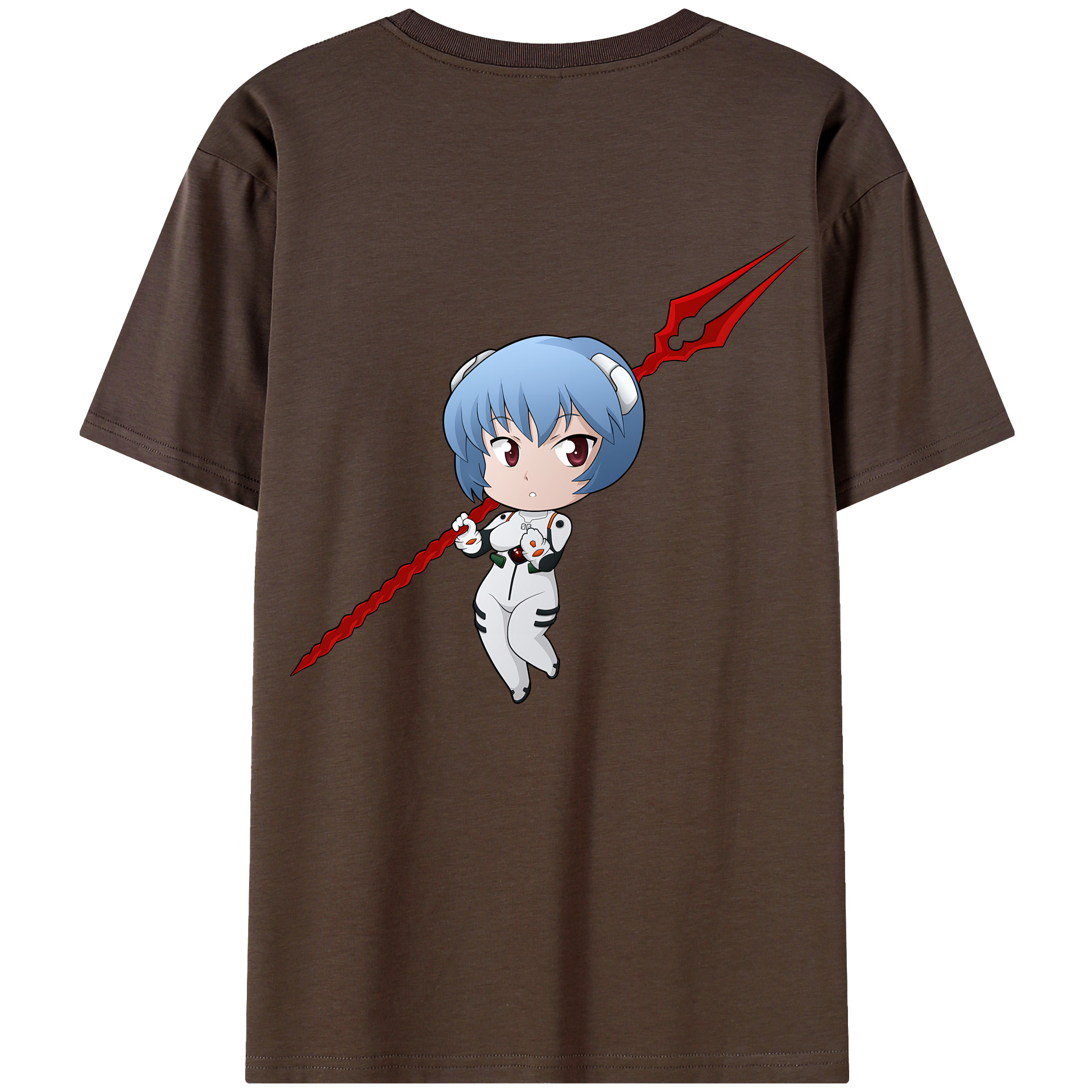 （画像用） EVA 新世紀エヴァンゲリオン 綿100％半袖Tシャツ（背面プリント）