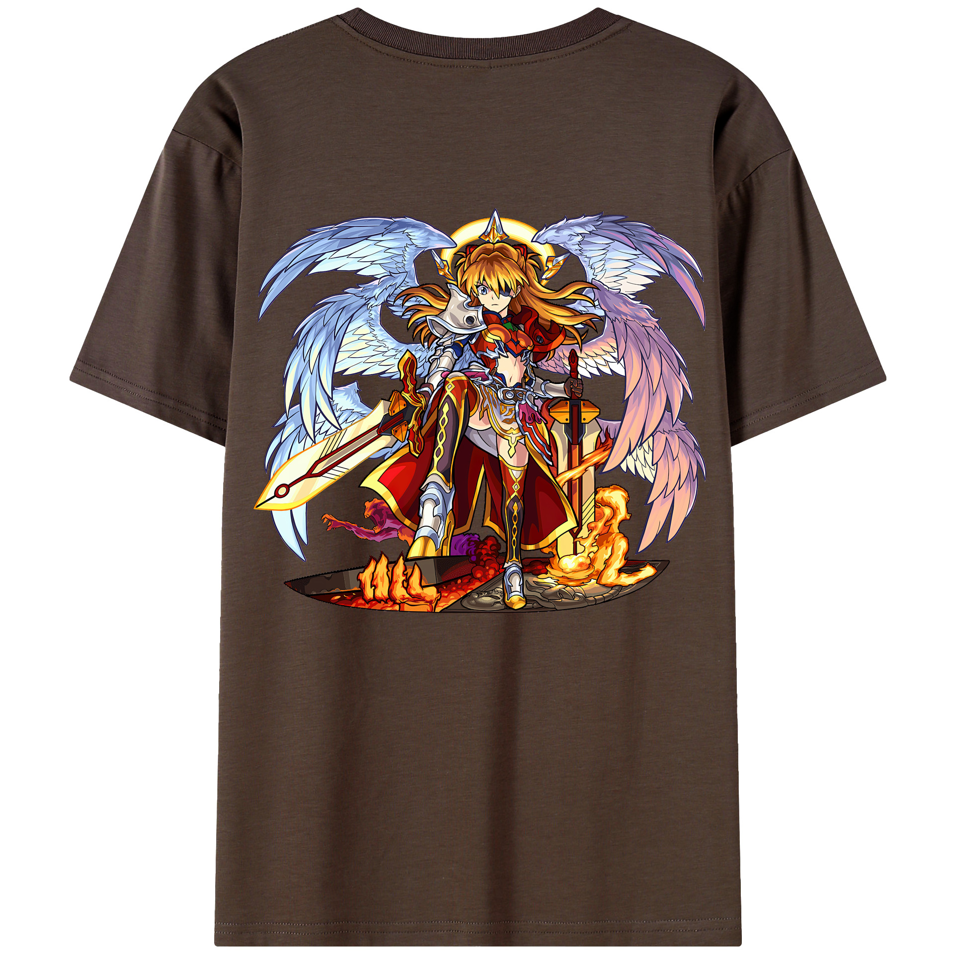 （画像用） EVA 新世紀エヴァンゲリオン 綿100％半袖Tシャツ（背面プリント）
