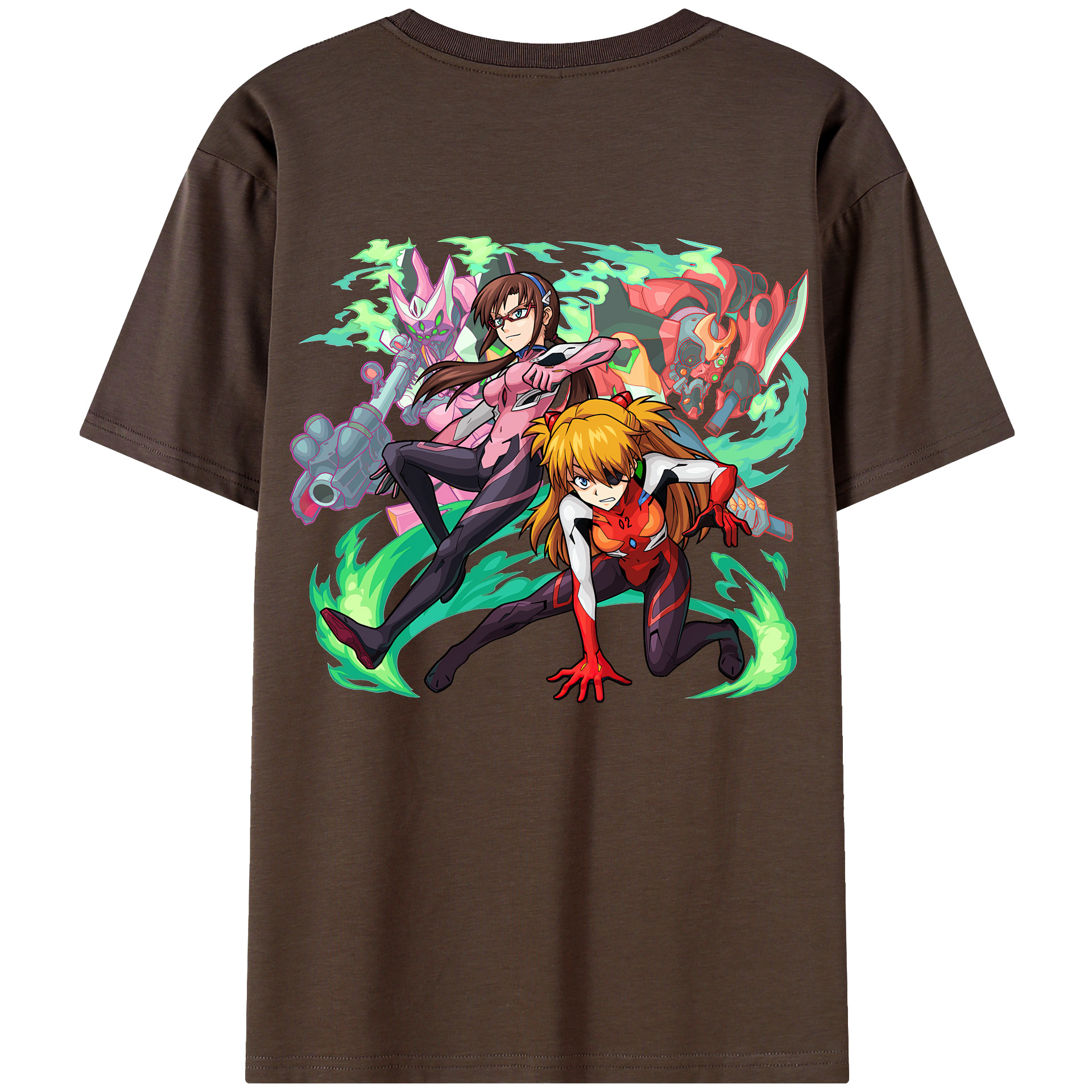（画像用） EVA 新世紀エヴァンゲリオン 綿100％半袖Tシャツ（背面プリント）