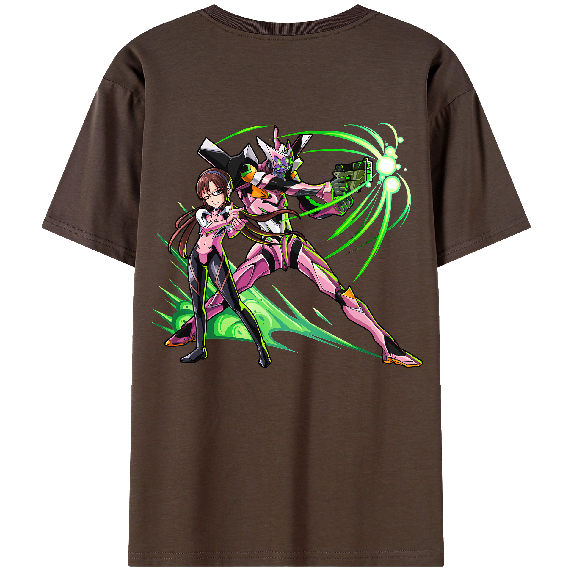 （画像用） EVA 新世紀エヴァンゲリオン 綿100％半袖Tシャツ（背面プリント）