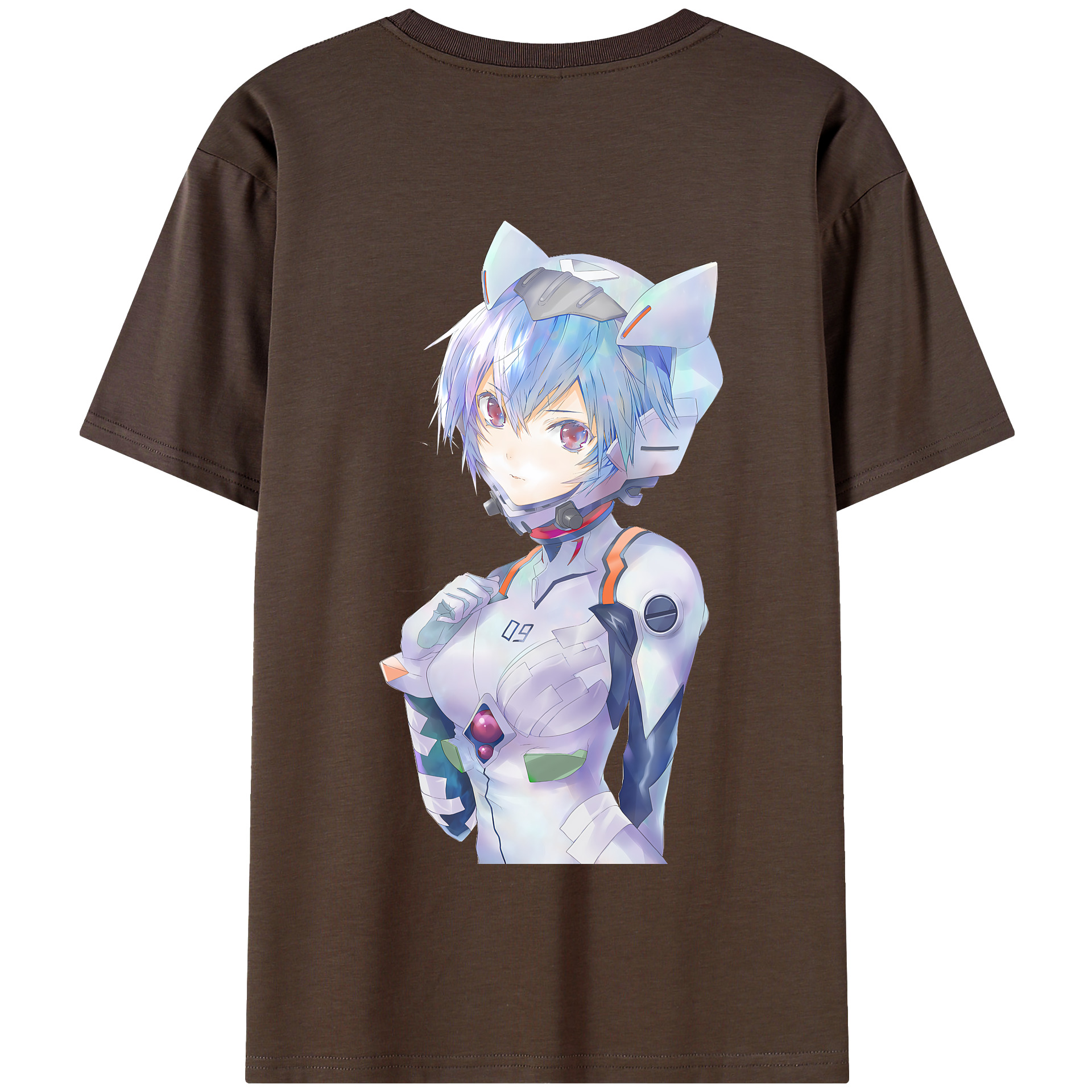 （画像用） EVA 新世紀エヴァンゲリオン 綿100％半袖Tシャツ（背面プリント）