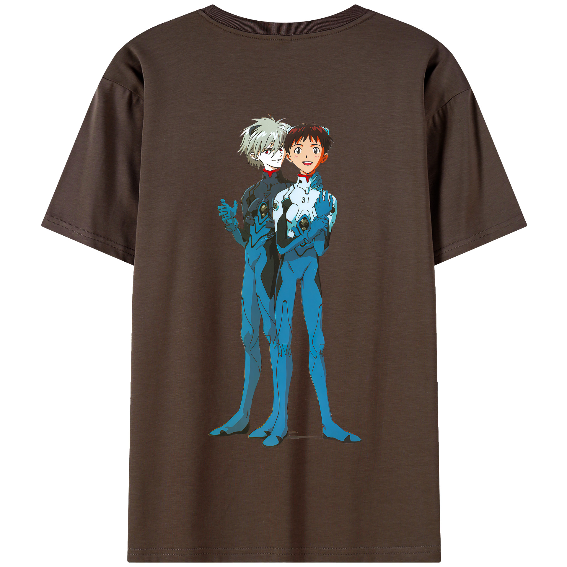 （画像用） EVA 新世紀エヴァンゲリオン 綿100％半袖Tシャツ（背面プリント）