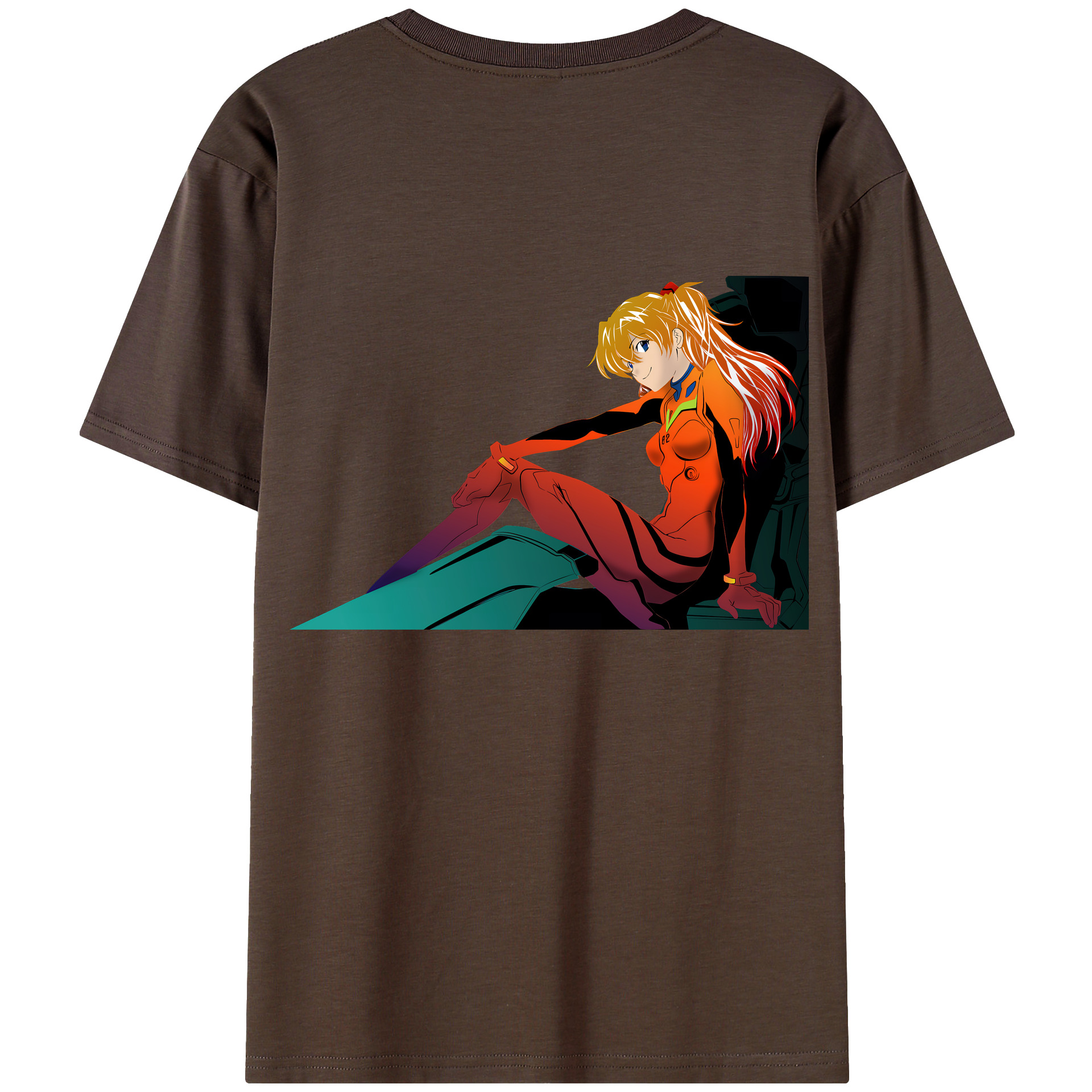 （画像用） EVA 新世紀エヴァンゲリオン 綿100％半袖Tシャツ（背面プリント）