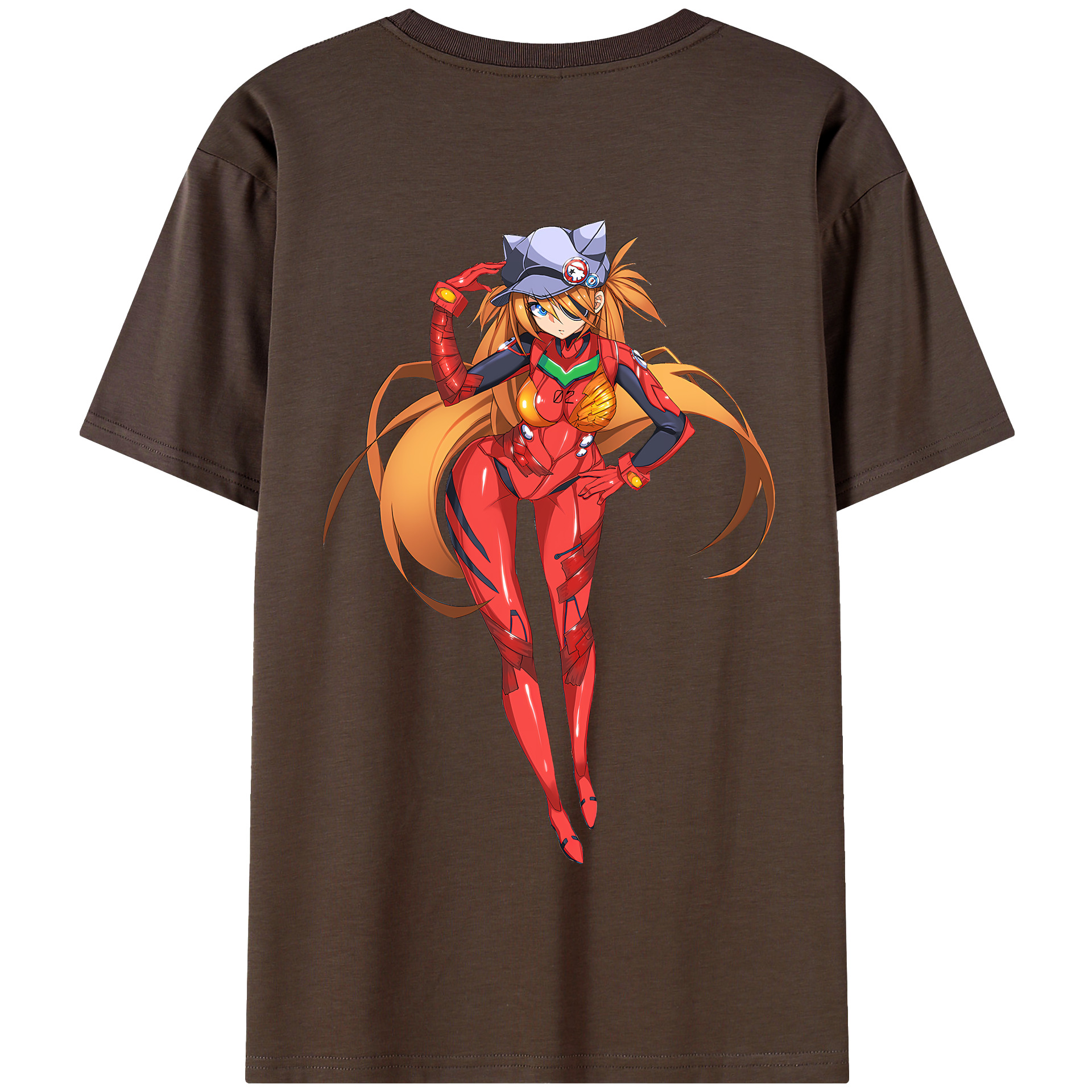 （画像用） EVA 新世紀エヴァンゲリオン 綿100％半袖Tシャツ（背面プリント）
