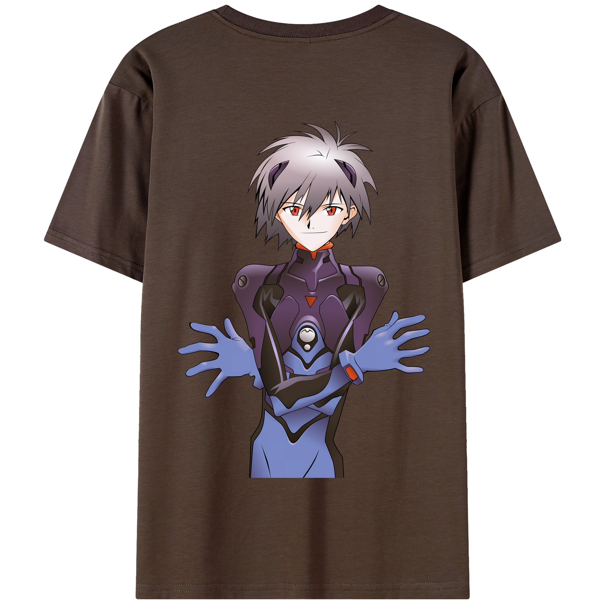 （画像用） EVA 新世紀エヴァンゲリオン 綿100％半袖Tシャツ（背面プリント）