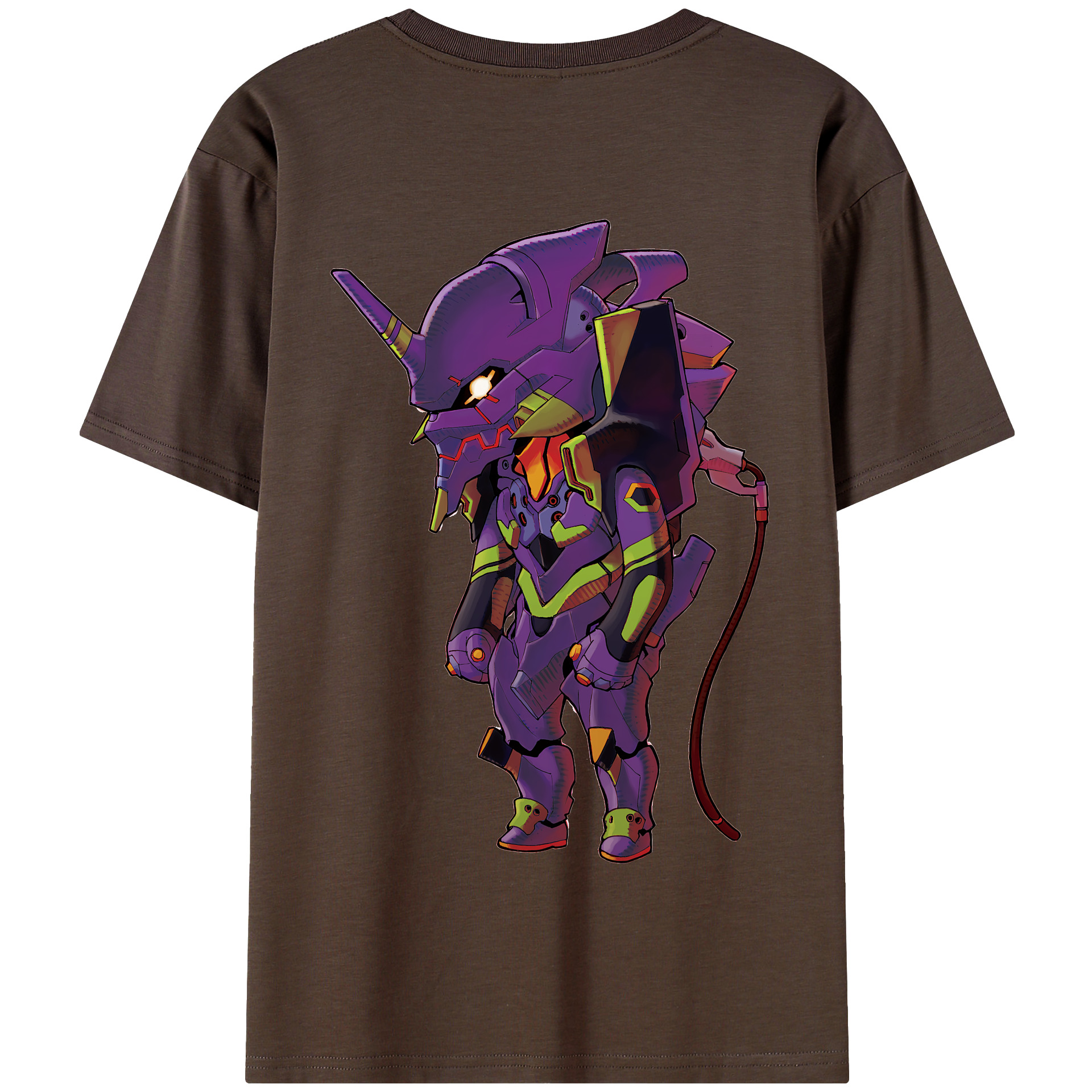 （画像用） EVA 新世紀エヴァンゲリオン 綿100％半袖Tシャツ（背面プリント）