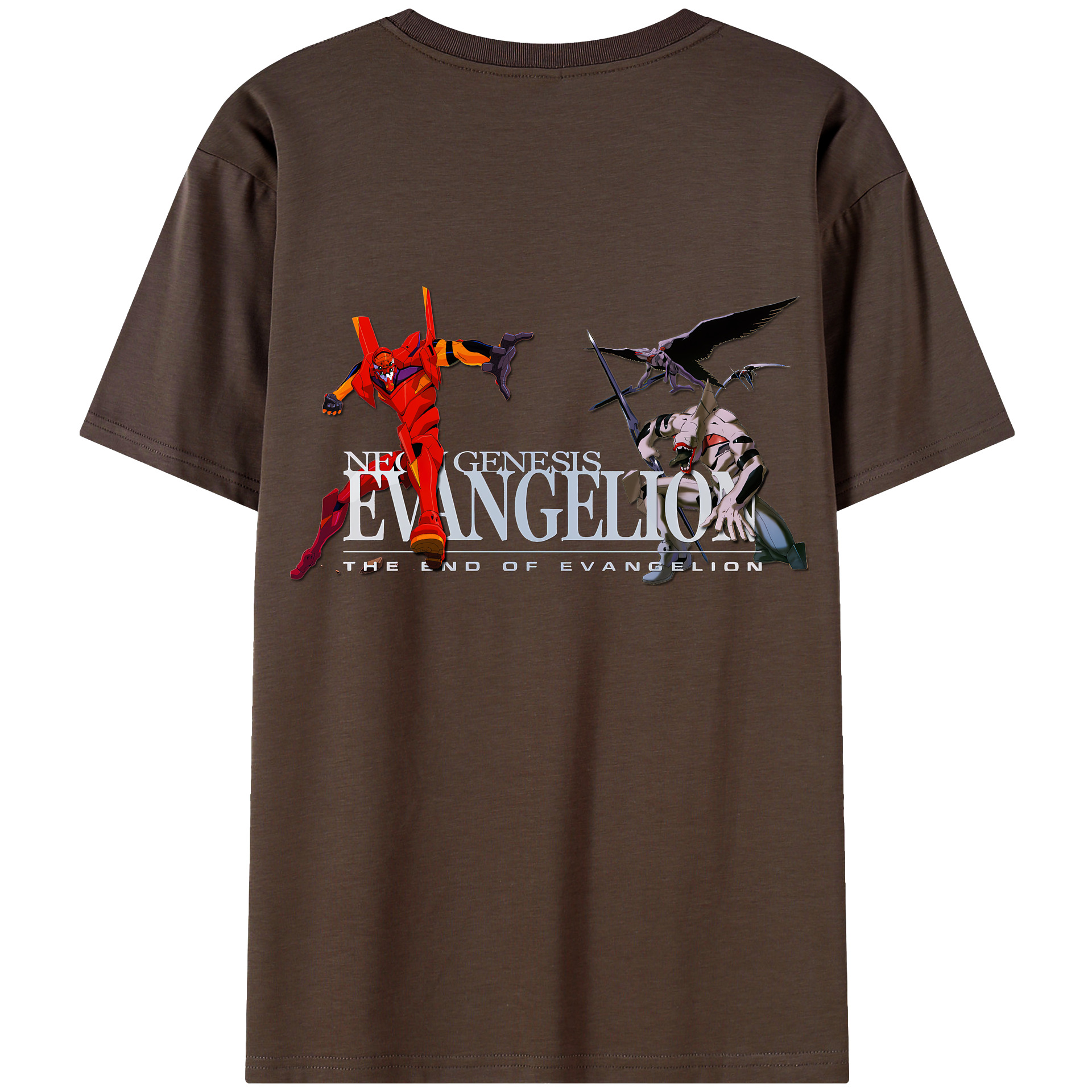 （画像用） EVA 新世紀エヴァンゲリオン 綿100％半袖Tシャツ（背面プリント）